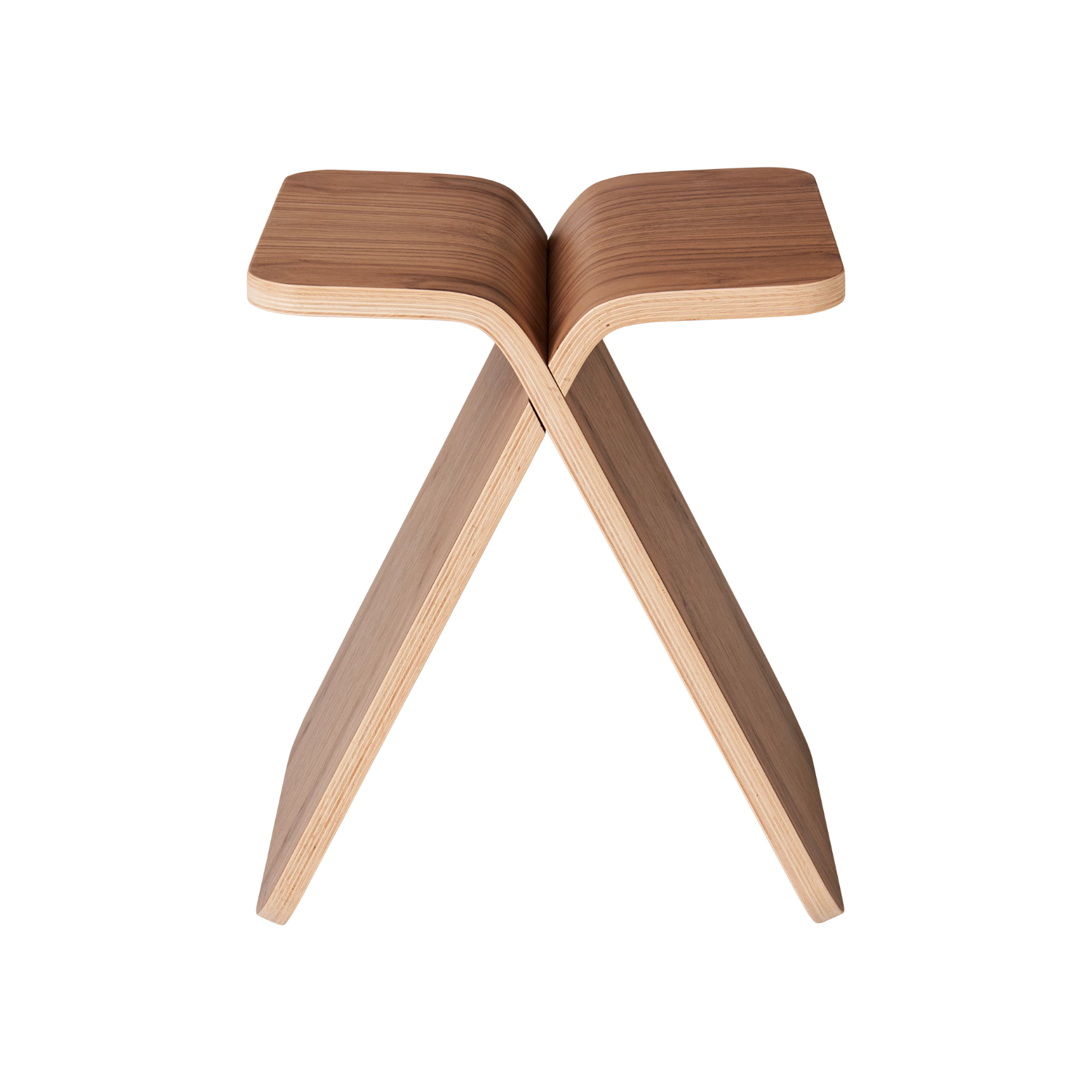 Zijtafel X-STOOL notenhout