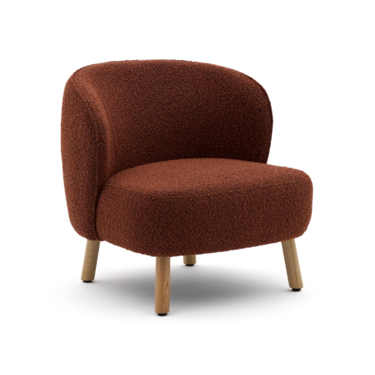 Fotel ULIT ceglany boucle – Kave Home