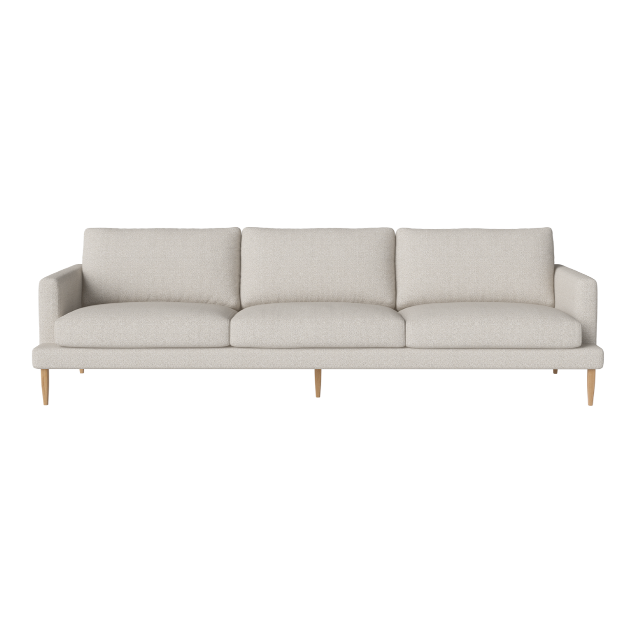 Sofa 4-persoons VENEDA SLIM eiken basis