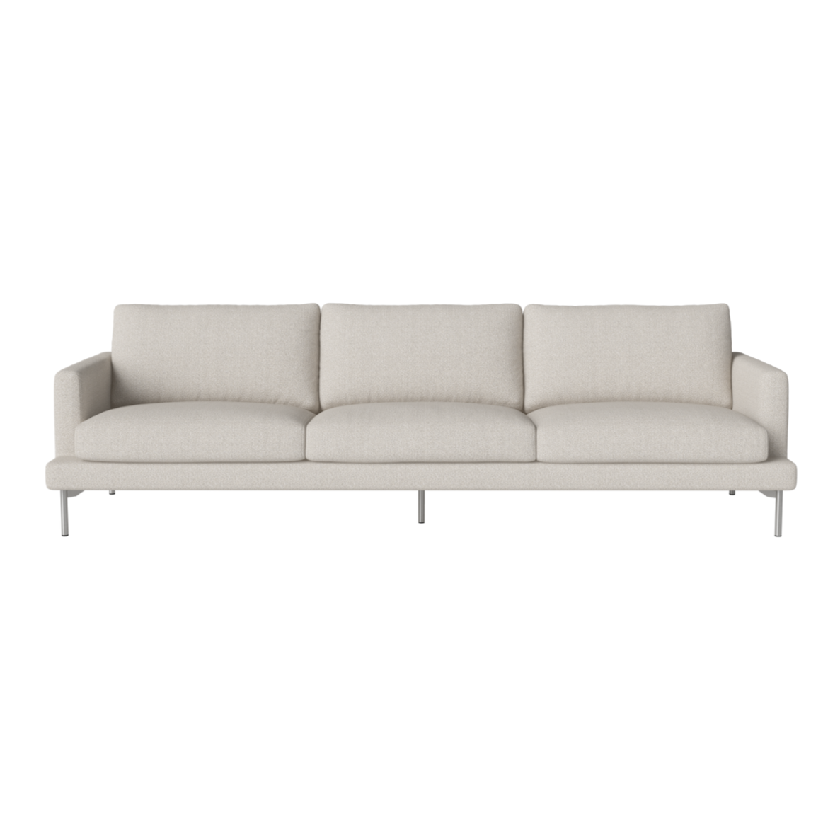 Sofa 4-persoons VENEDA SLIM stalen basis
