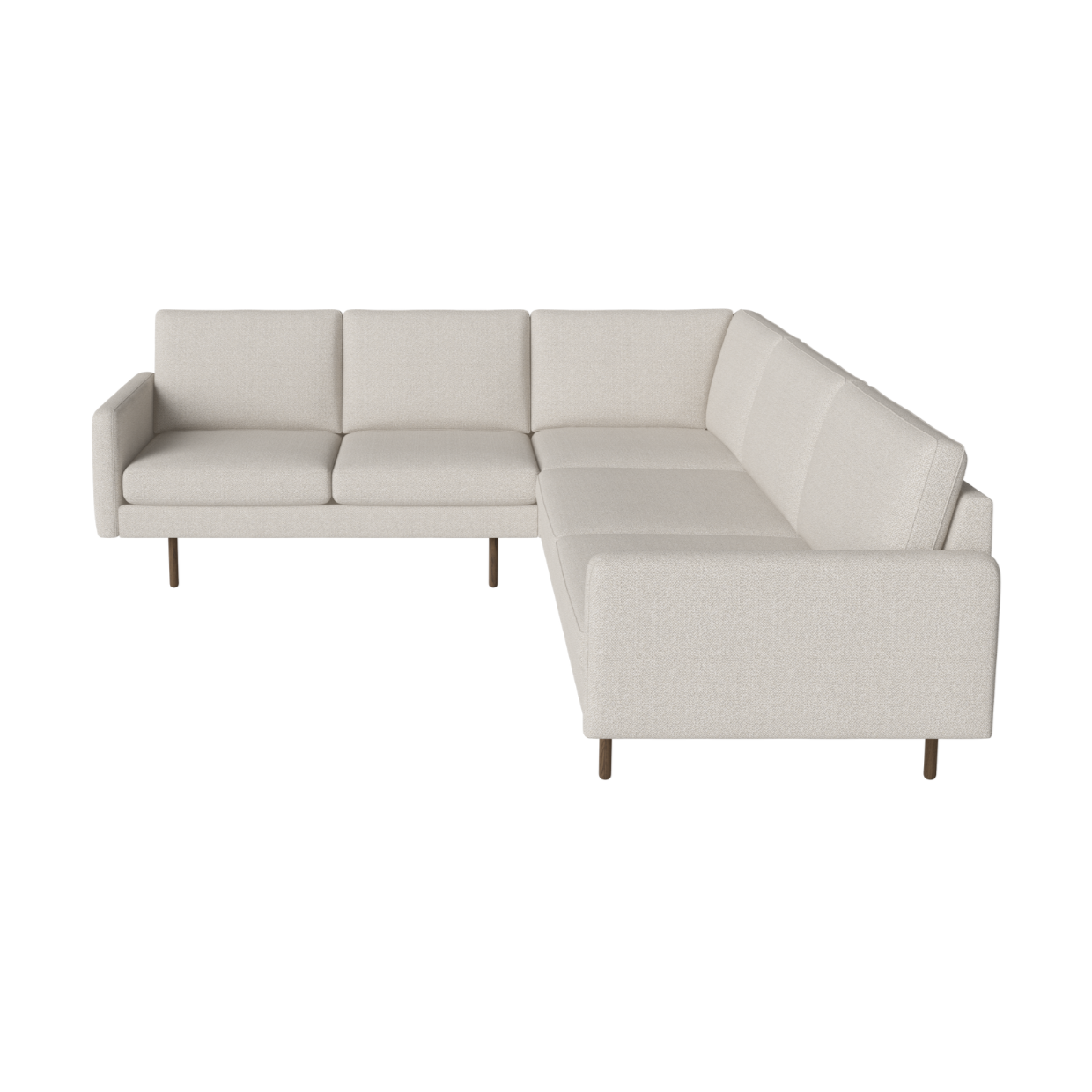 Hoekbank SCANDINAVIA REMIX donkere basis