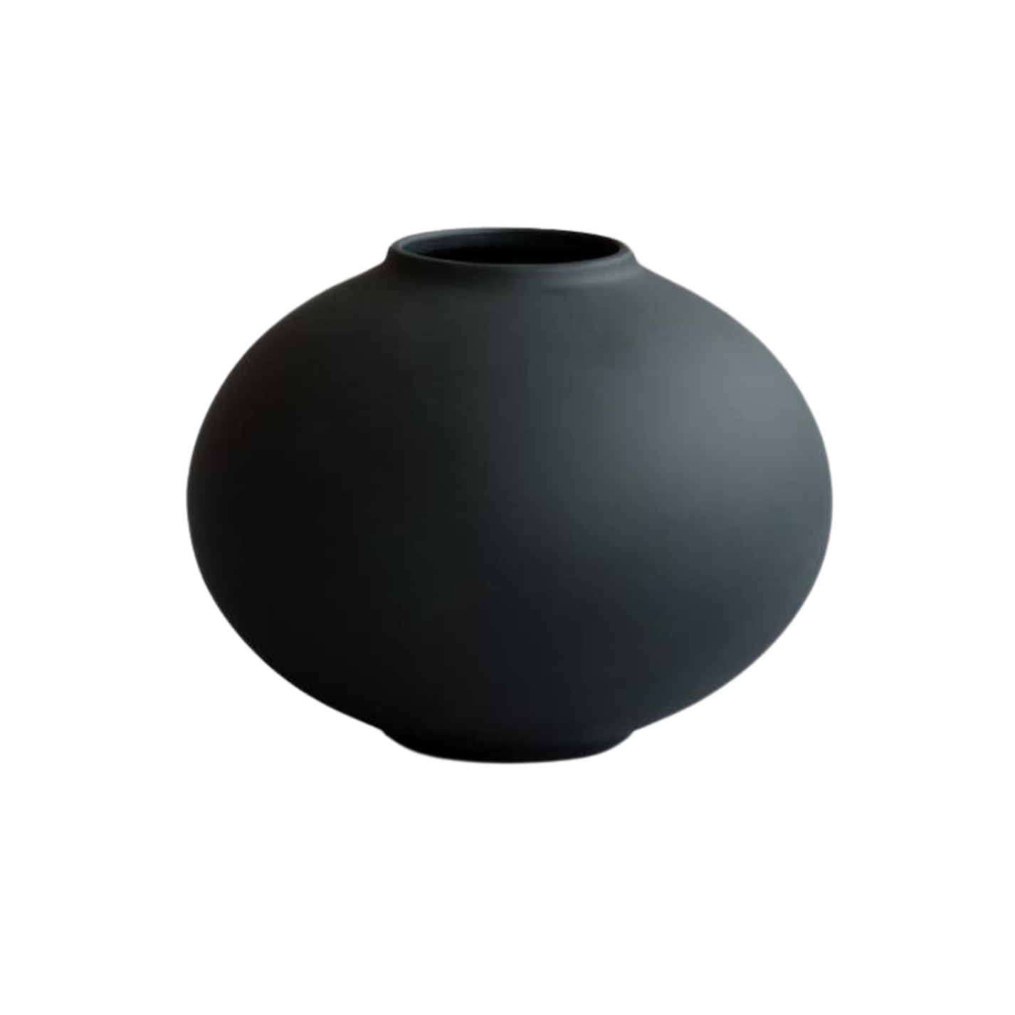 SUNAO FAT Vase schwarz