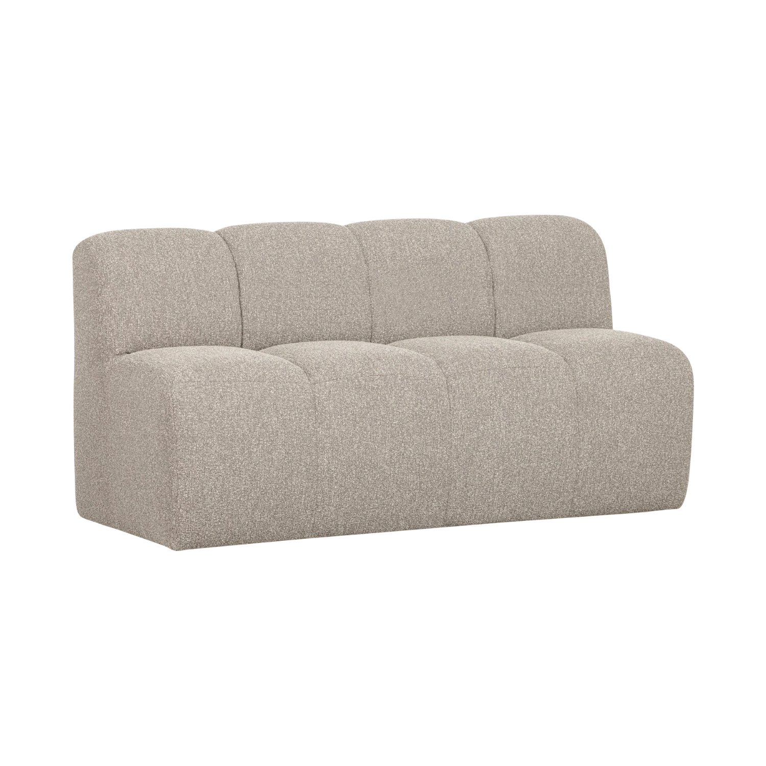 MOJO modular sofa - 3-seater beige mélange bouclé element