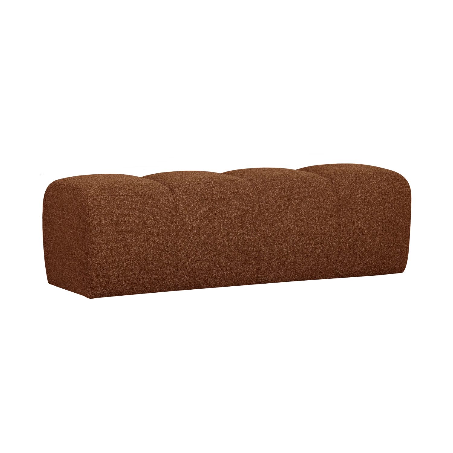 MOJO Bench Rusty Brown Bouclé