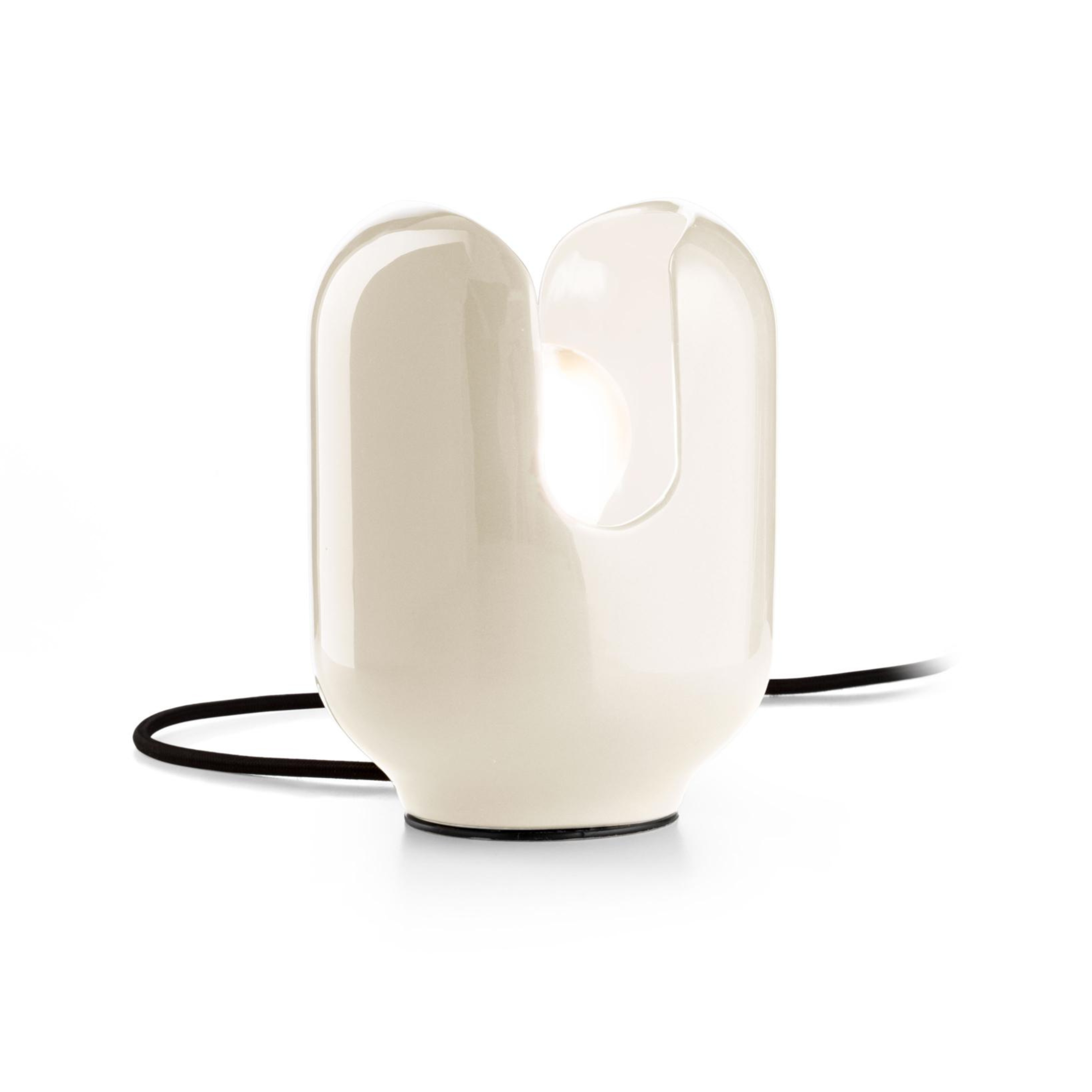 Tafellamp van keramiek BATUCADA crème