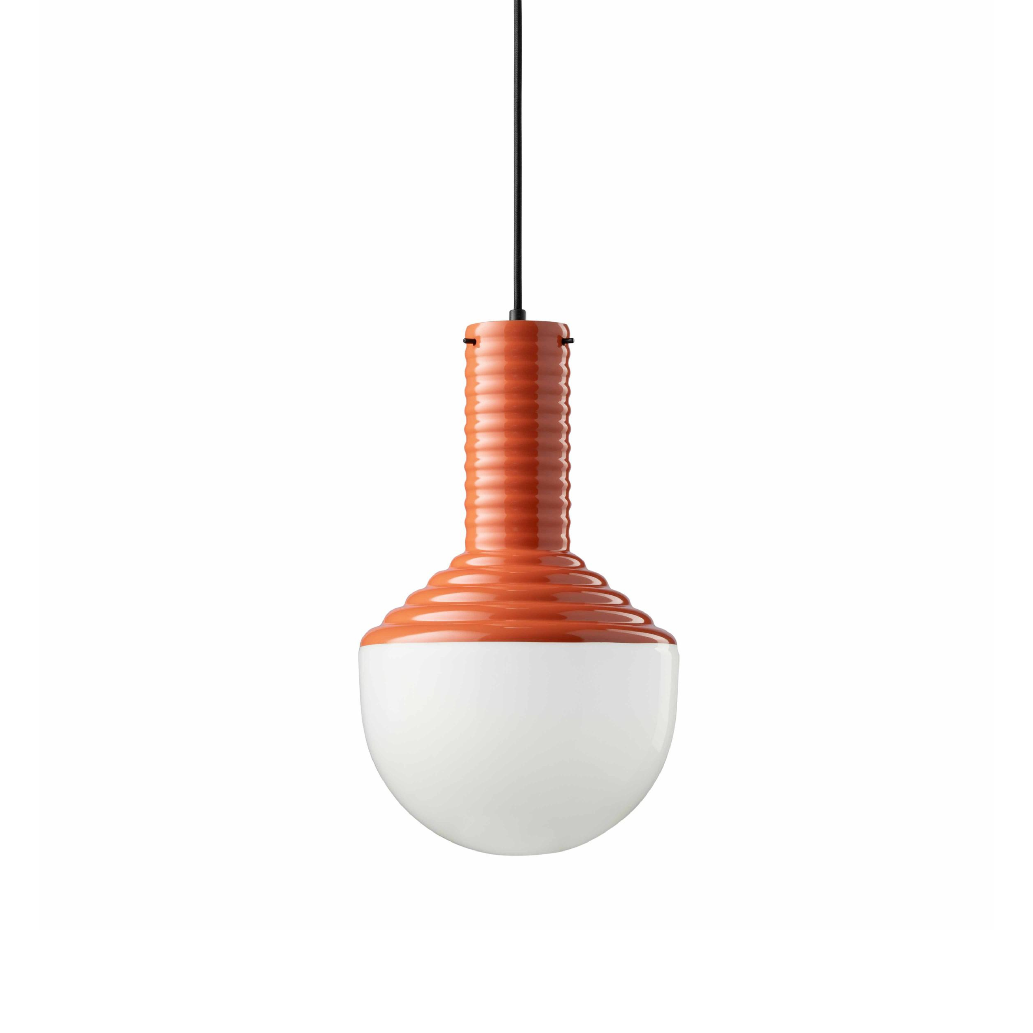 Keramik-Pendelleuchte SELARÒN orange