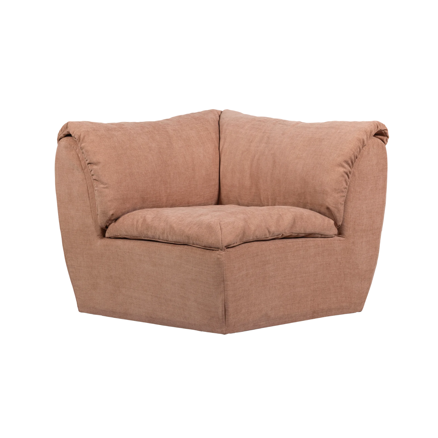 BAGGY modular sofa - pink corner element