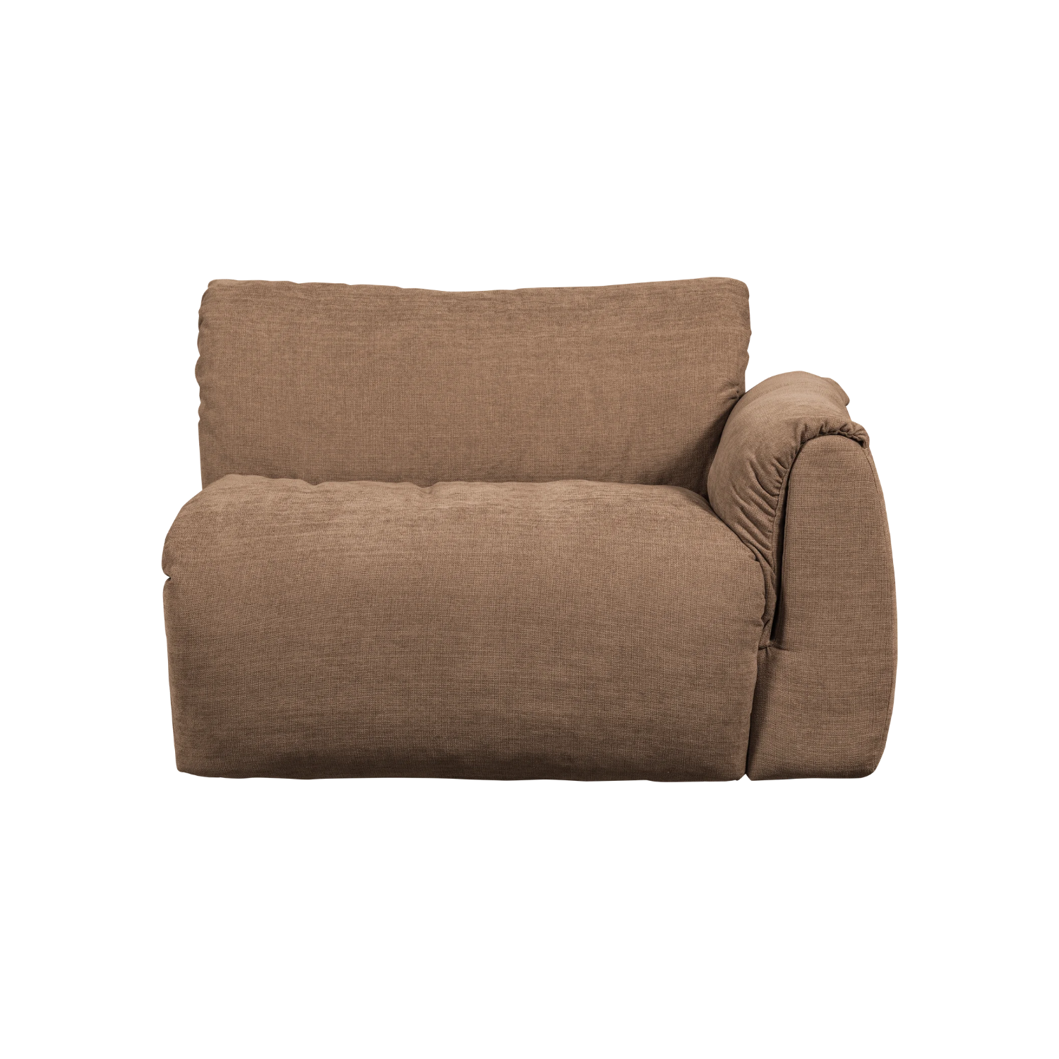Modulares Sofa BAGGY - rechte Element braun