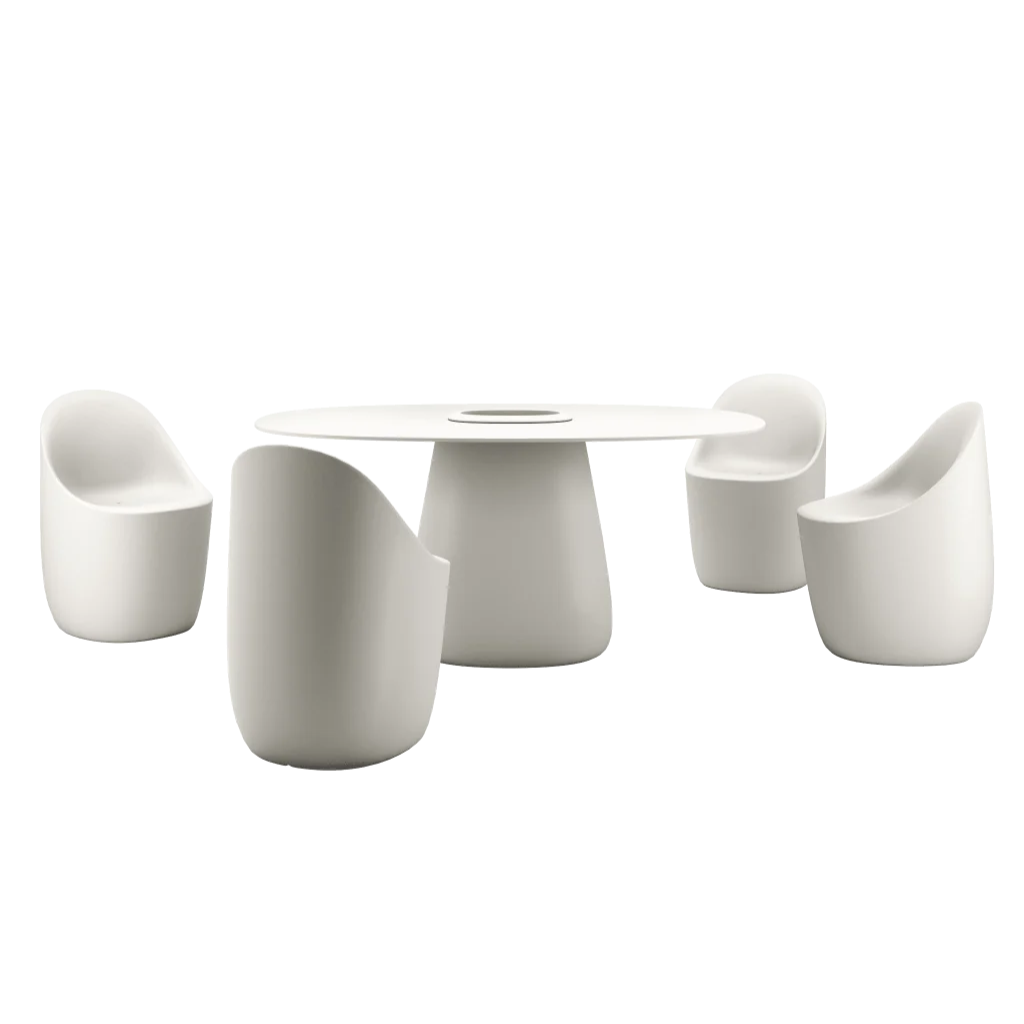 Buitenstoel COBBLE wit