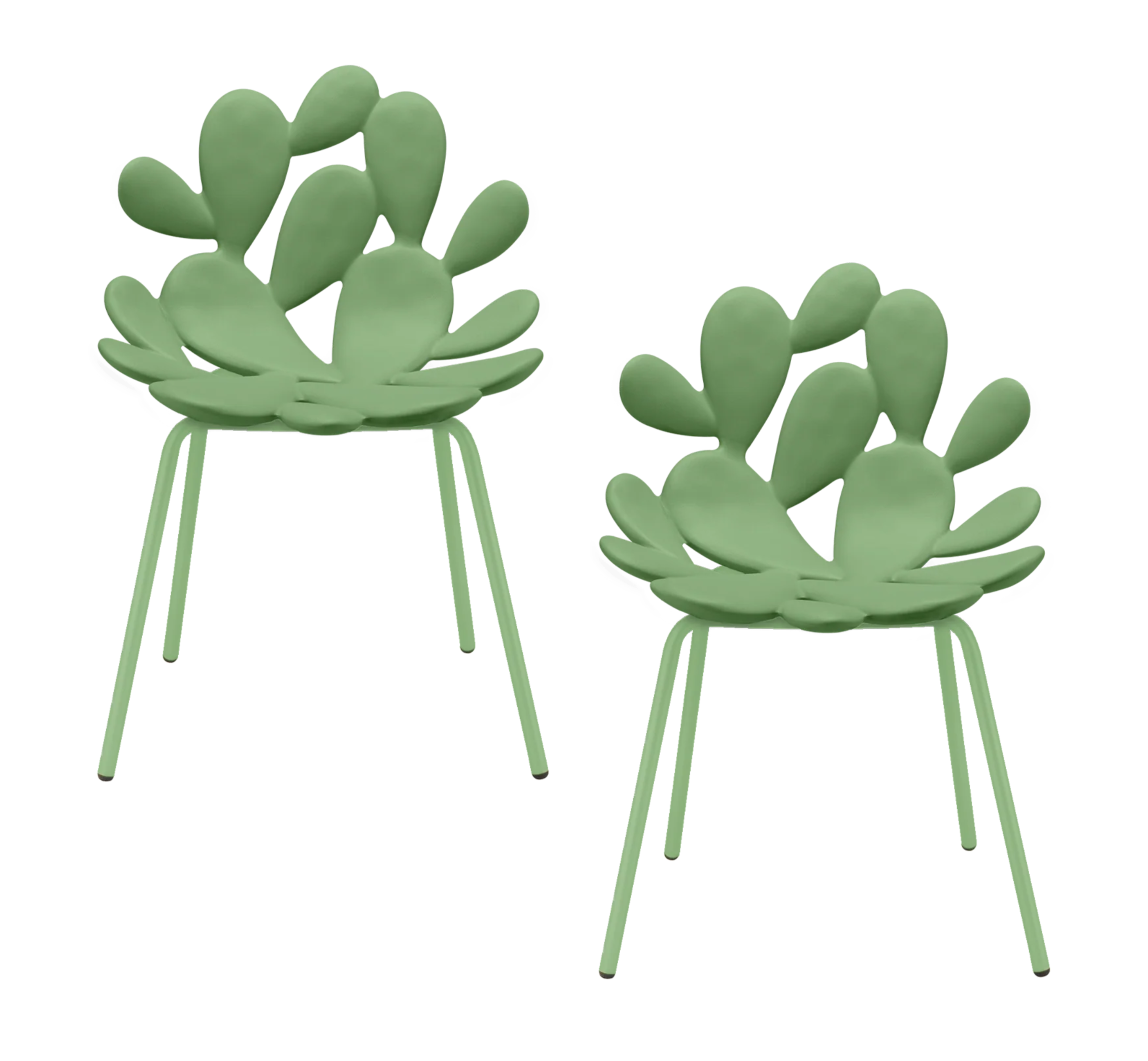 FILICUDI light green garden chair set