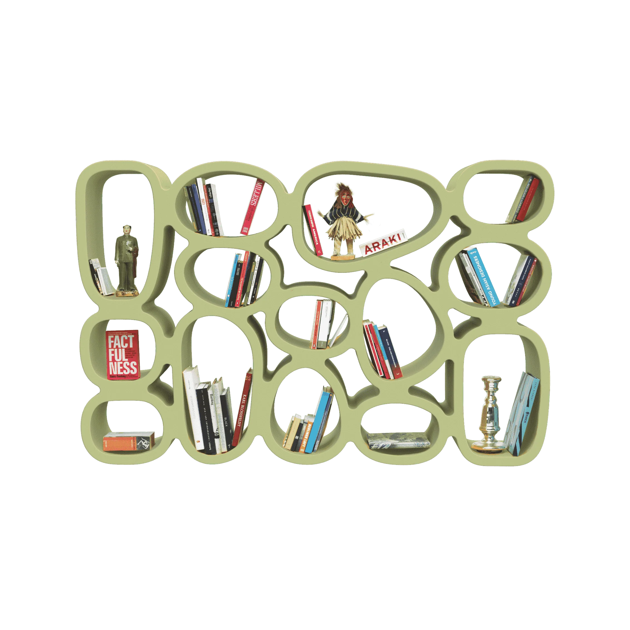 Boekenkast KOIBUCHI groen