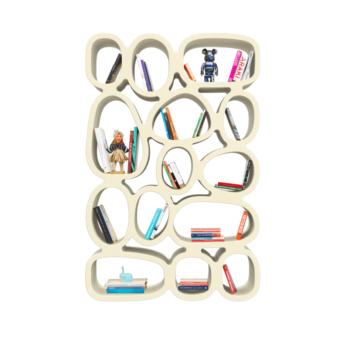 Boekenkast KOIBUCHI zandkleurig