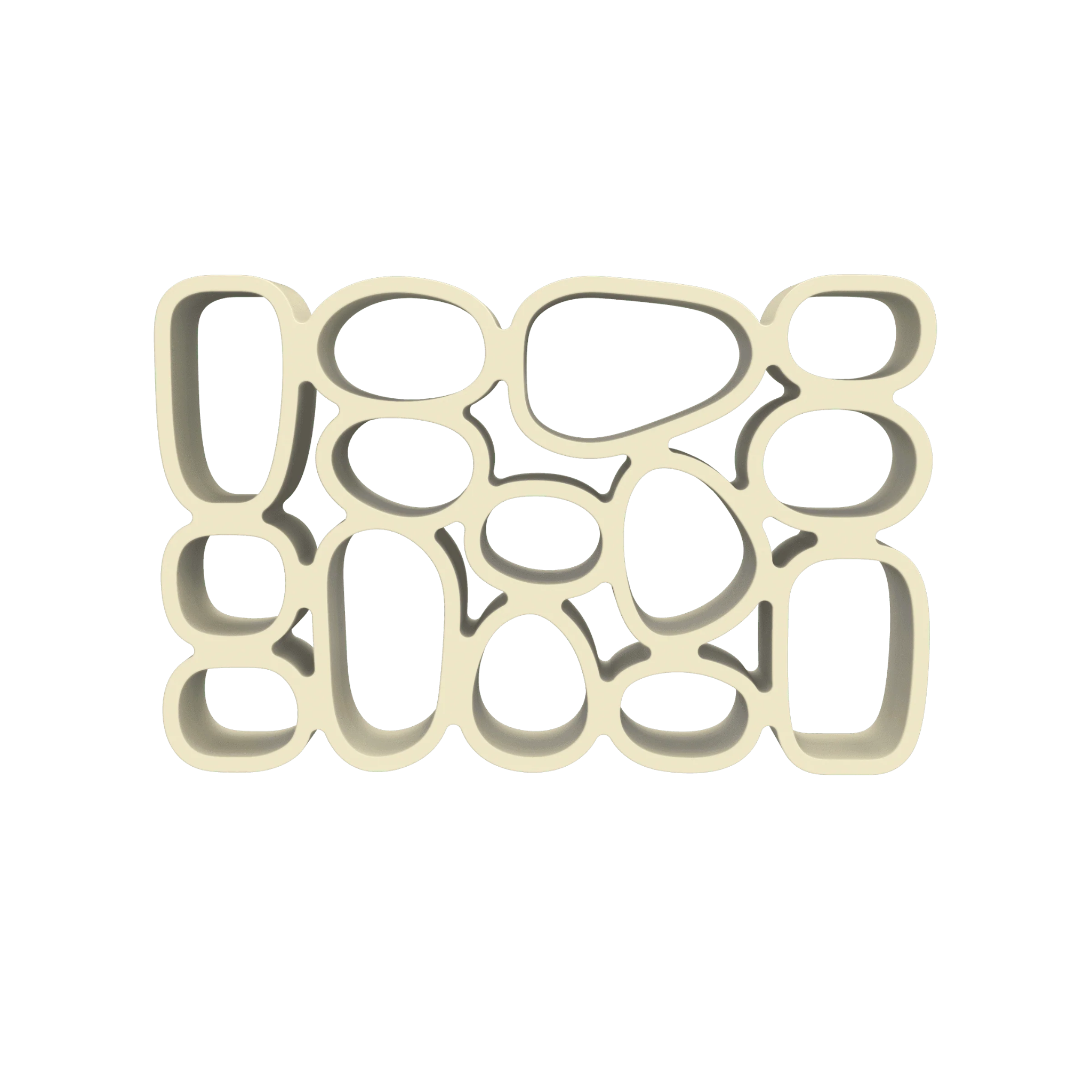 Boekenkast KOIBUCHI zandkleurig