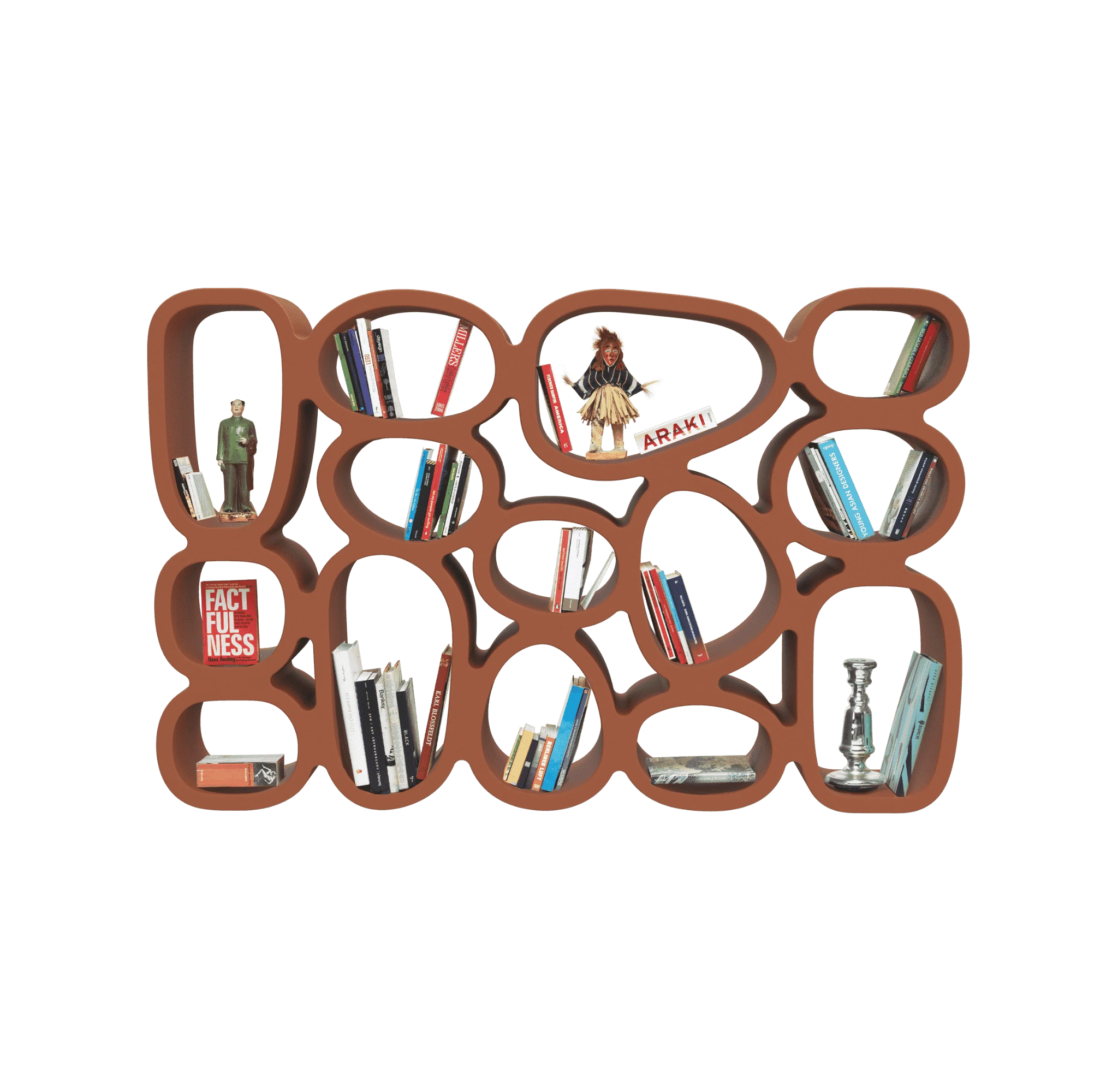 KOIBUCHI Bücherregal Terrakotta