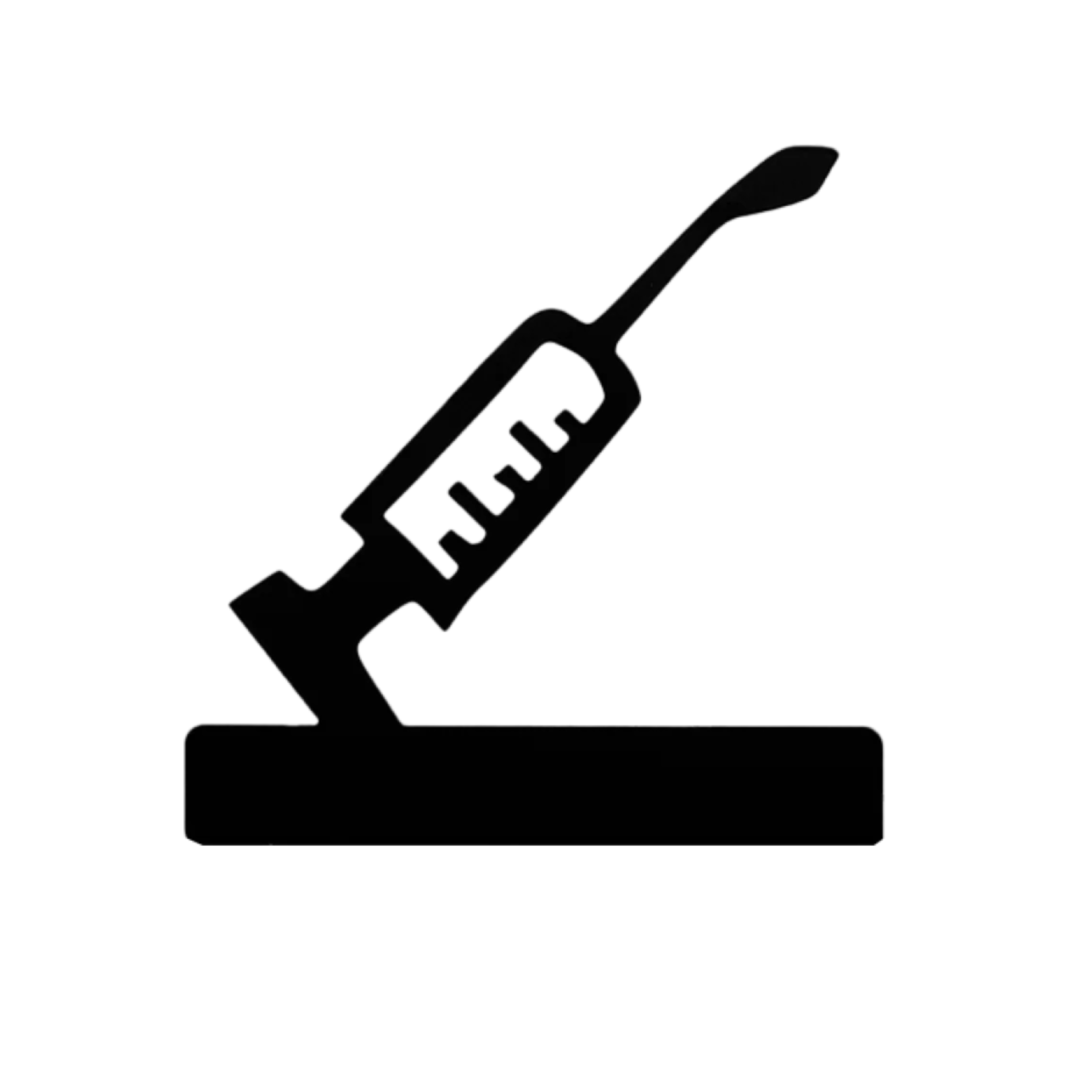 Podpórka do książek NURSE czarny – metal