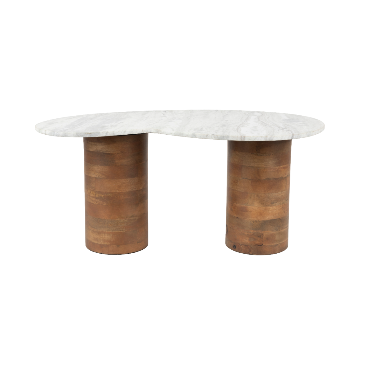 Koffietafel PELI marmer met mango-hout