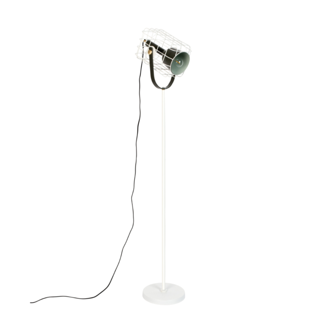 Vloerlamp CAGE wit