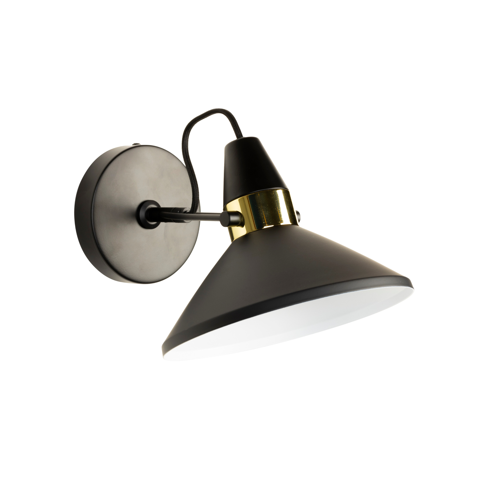 Adjustable wall lamp JONA black