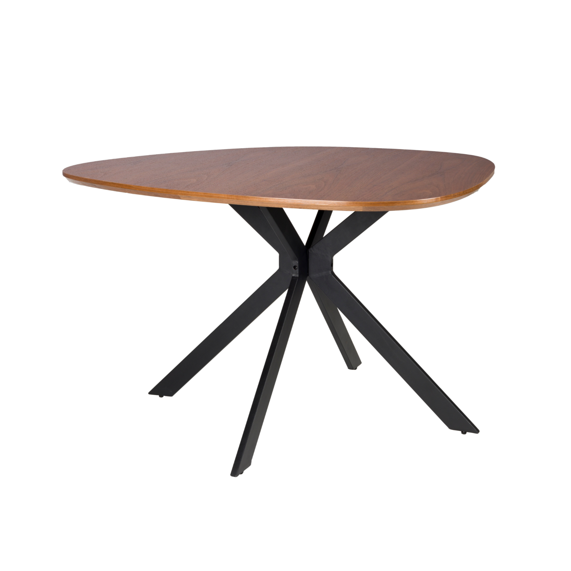 Tafel CHASE ORGANIC bruin met zwarte basis
