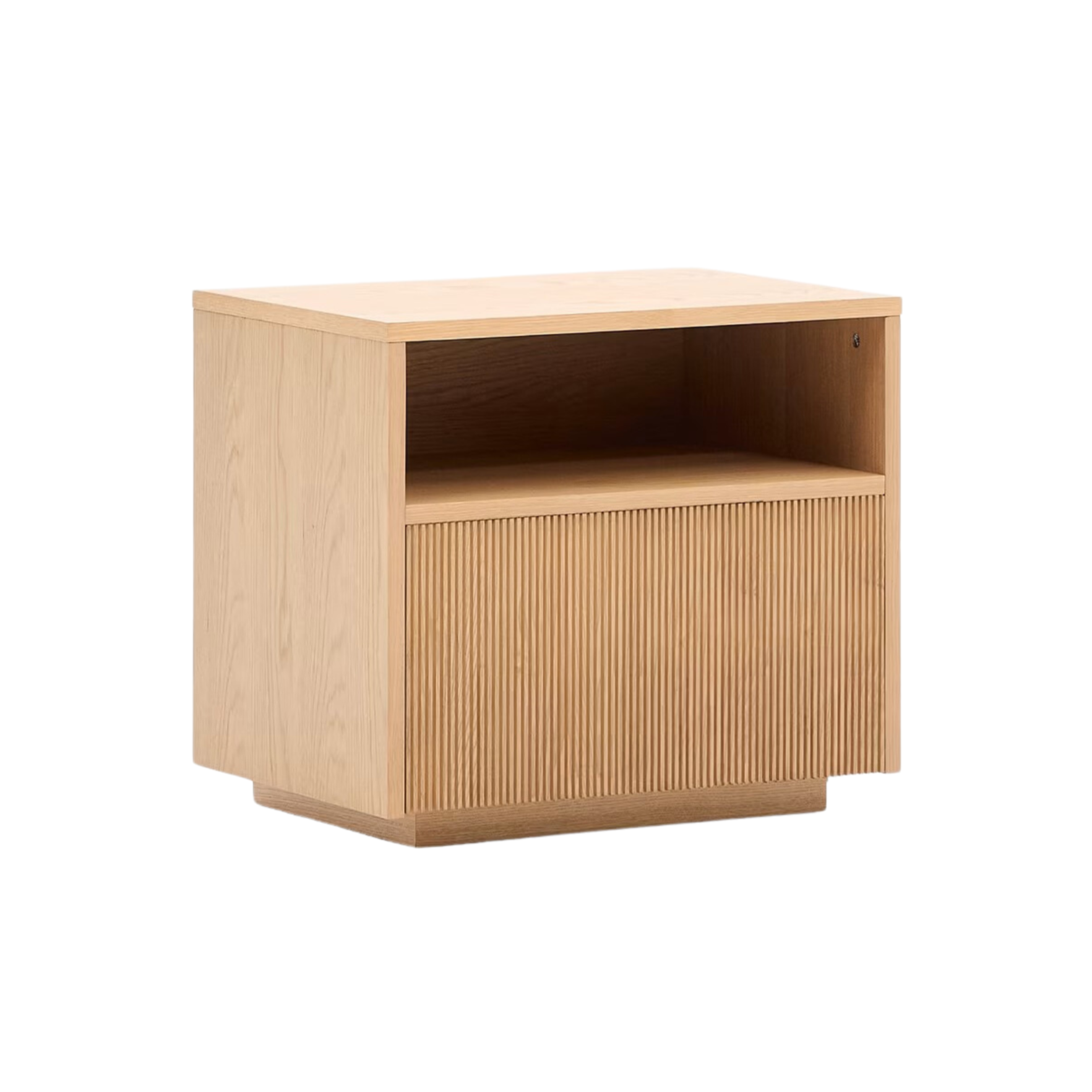 HELVINE Nightstand Oak Veneer