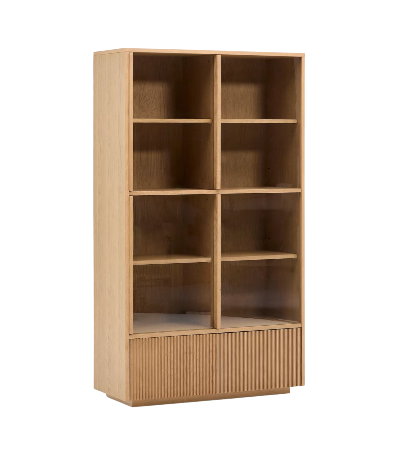 Eiken vitrinekast Helvine