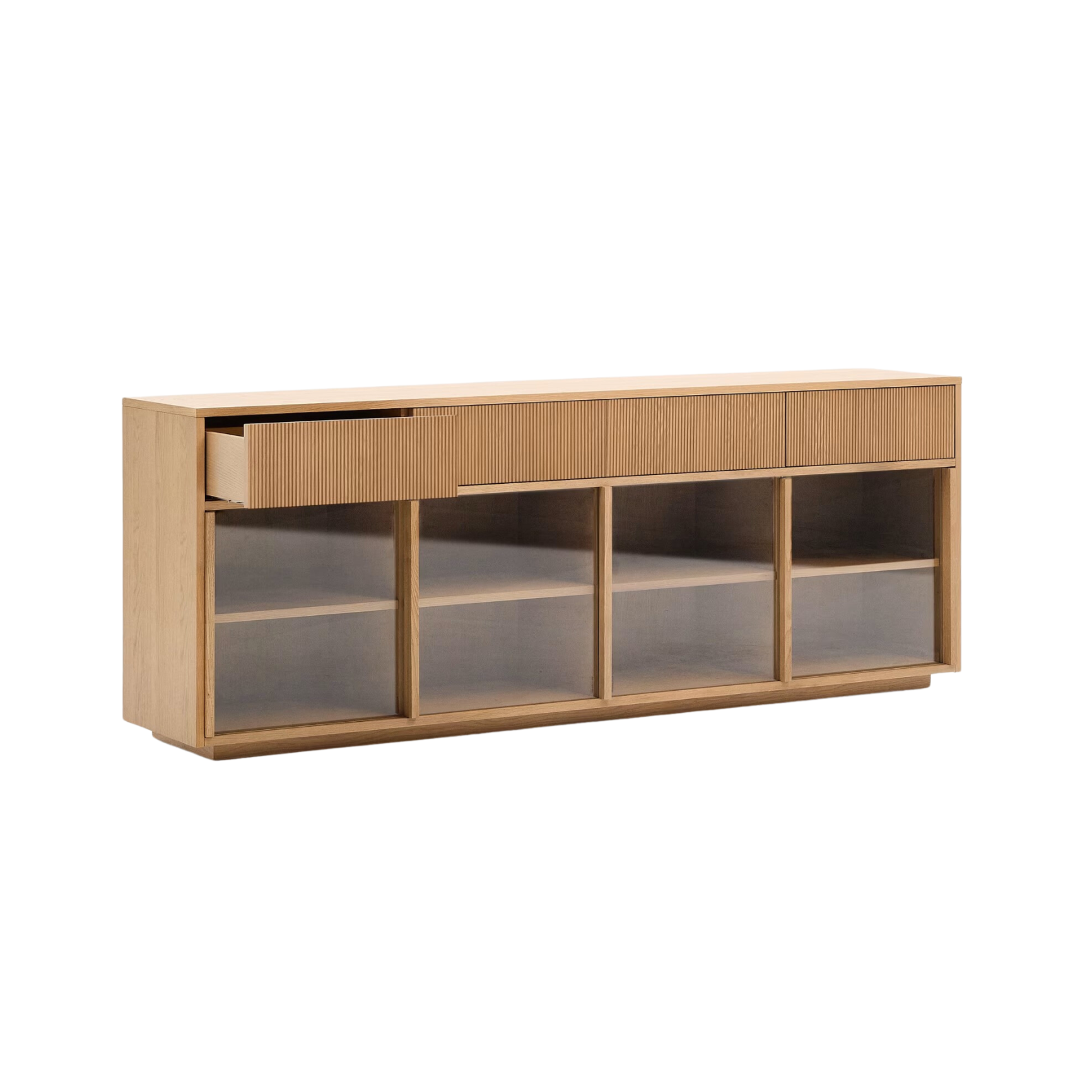 Helvine Oak Veneer Sideboard