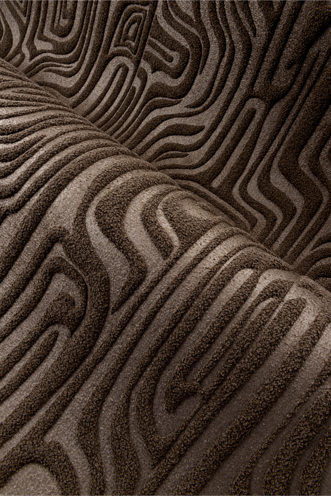 Textielbehang CLOUD bruin