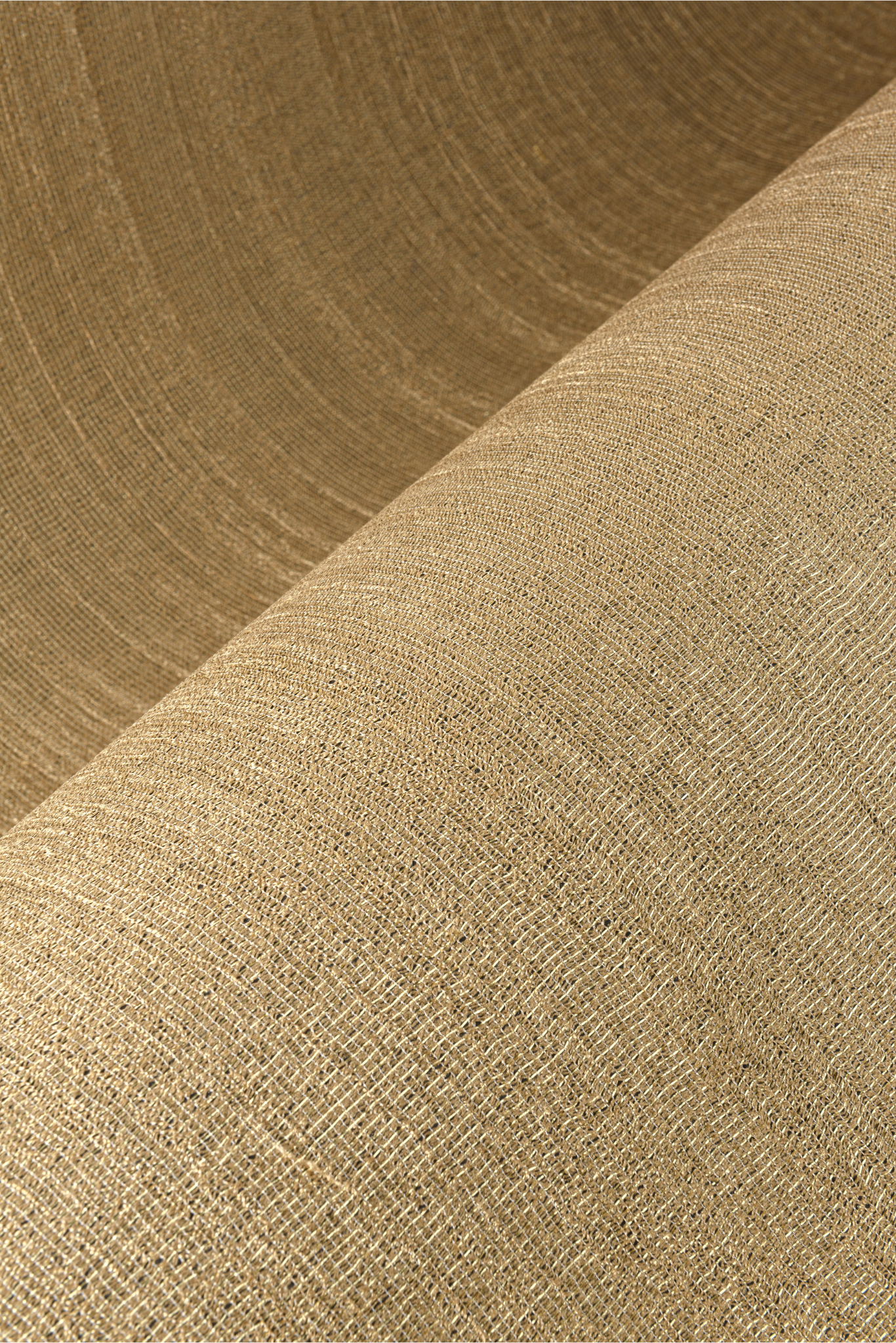 Textielbehang met open weefsel PRISTINE goud