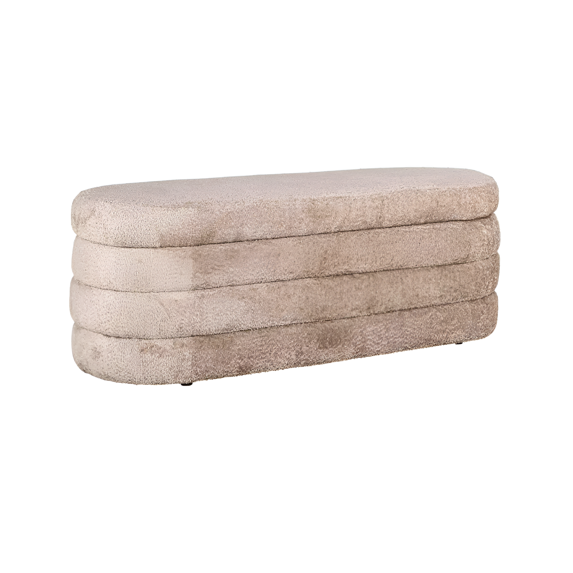 Puf met opbergruimte CAMILLE beige
