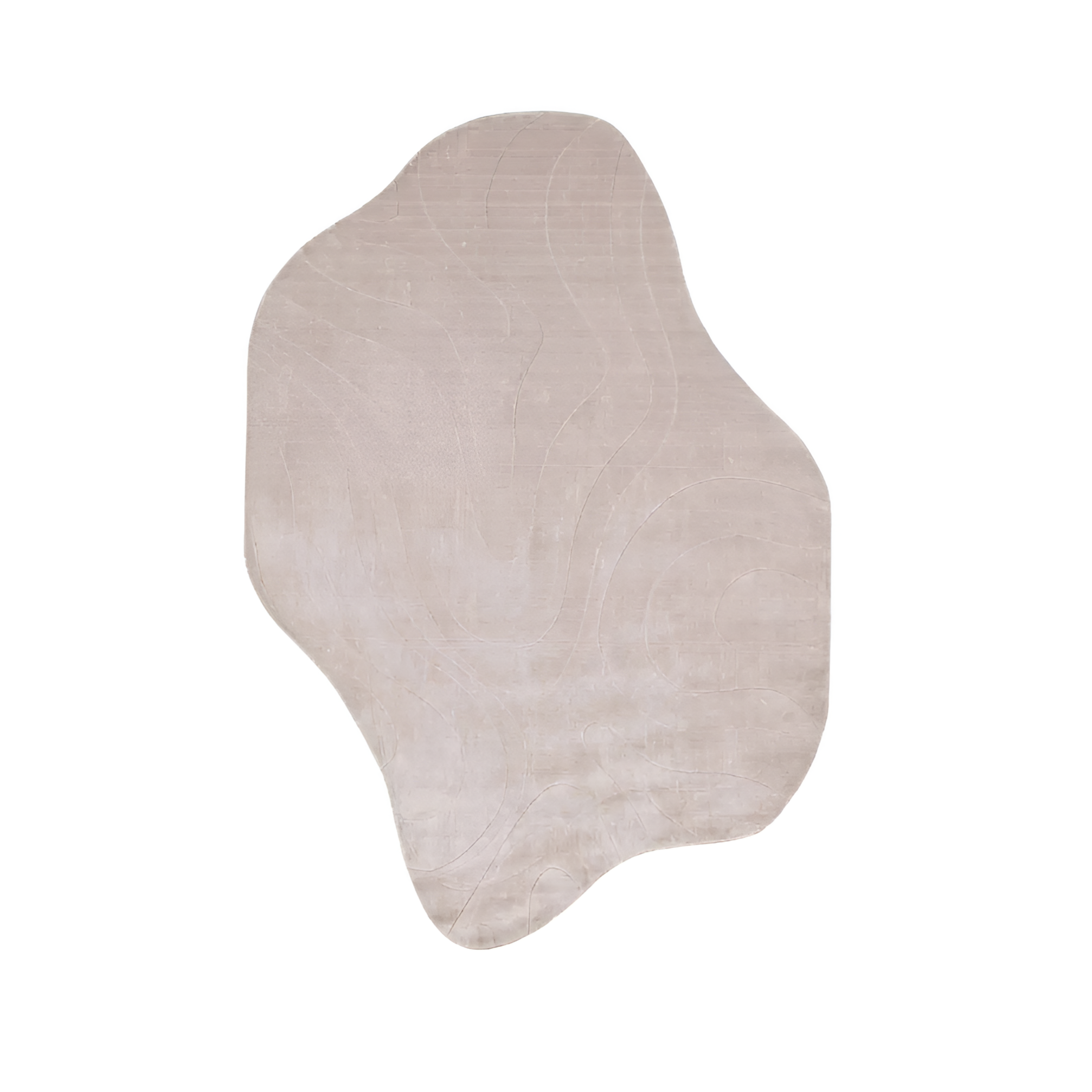 ADDISON beige oval rug