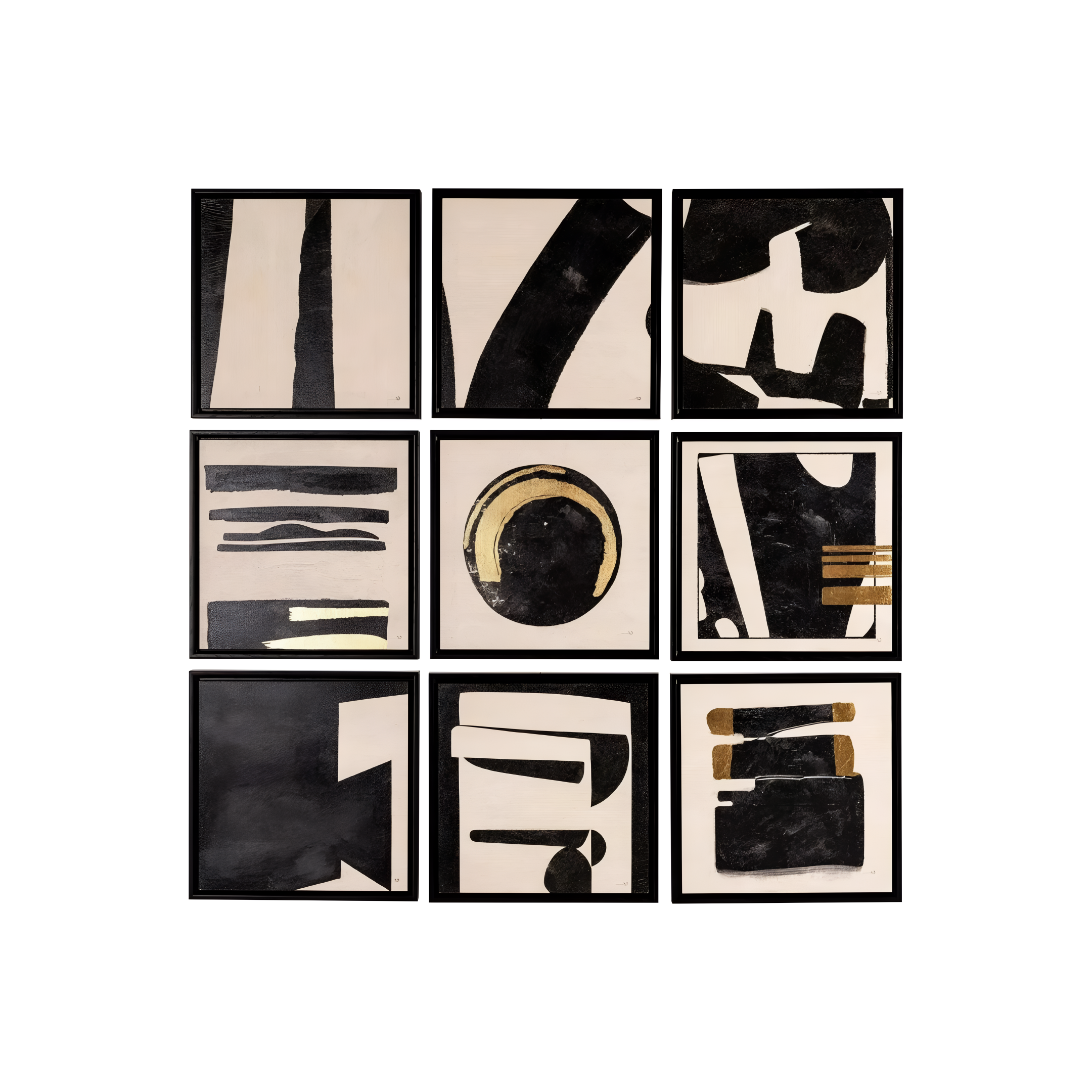 GABRI Black-Beige Picture Set