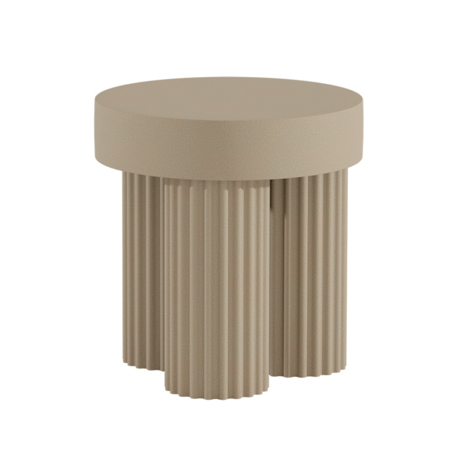 GEAR Beige Concrete Side Table