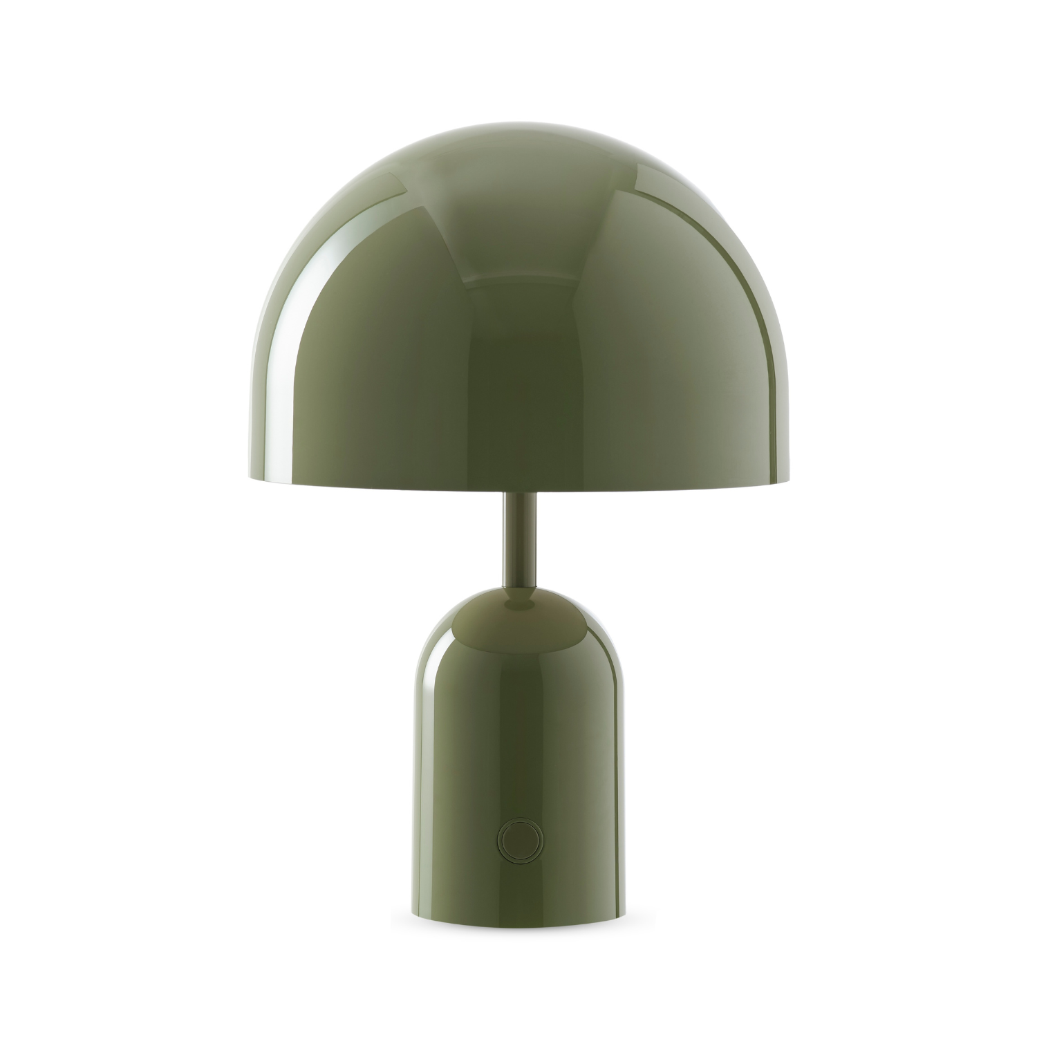 Portable table lamp BELL green