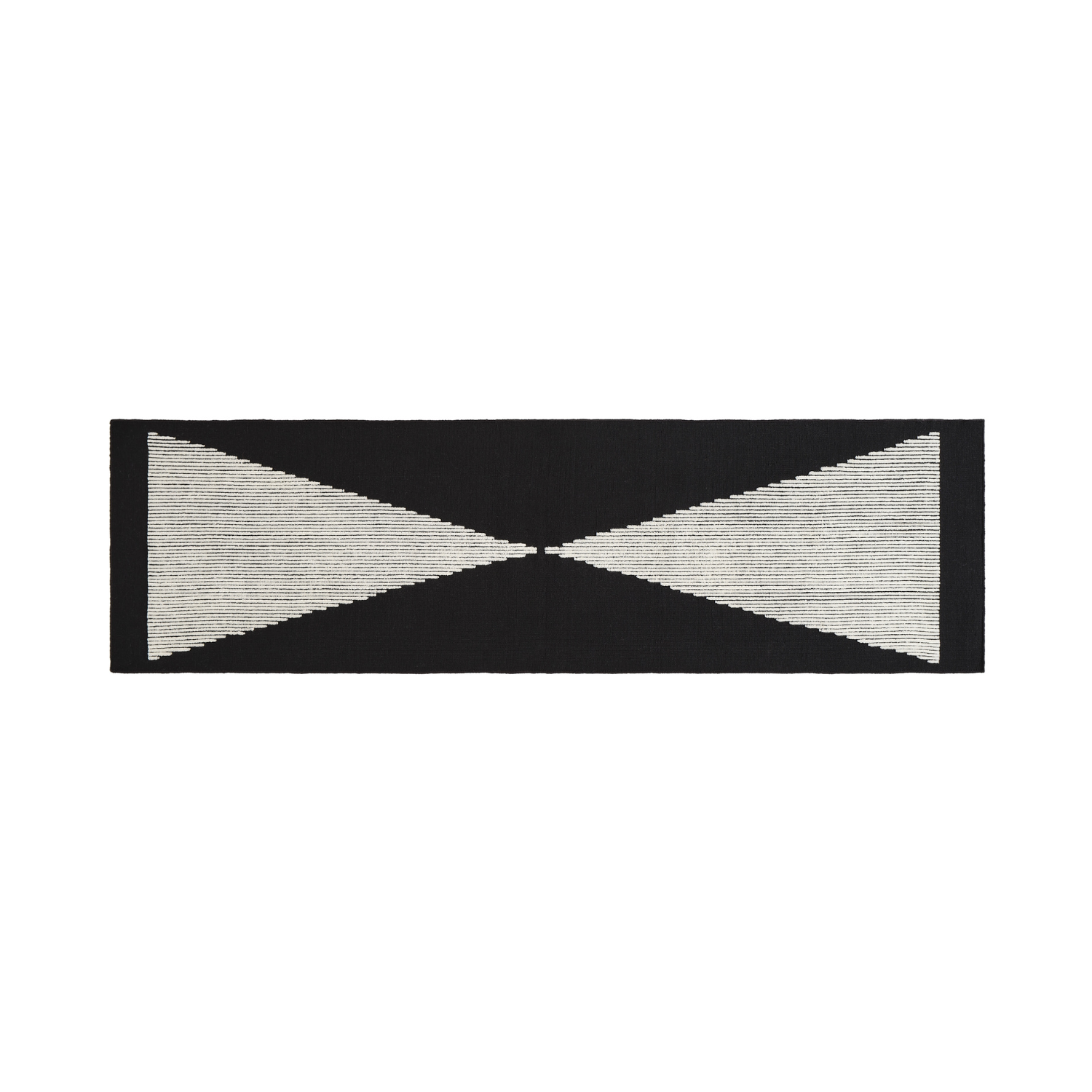 Zwart-wit WEDGE loopkleed