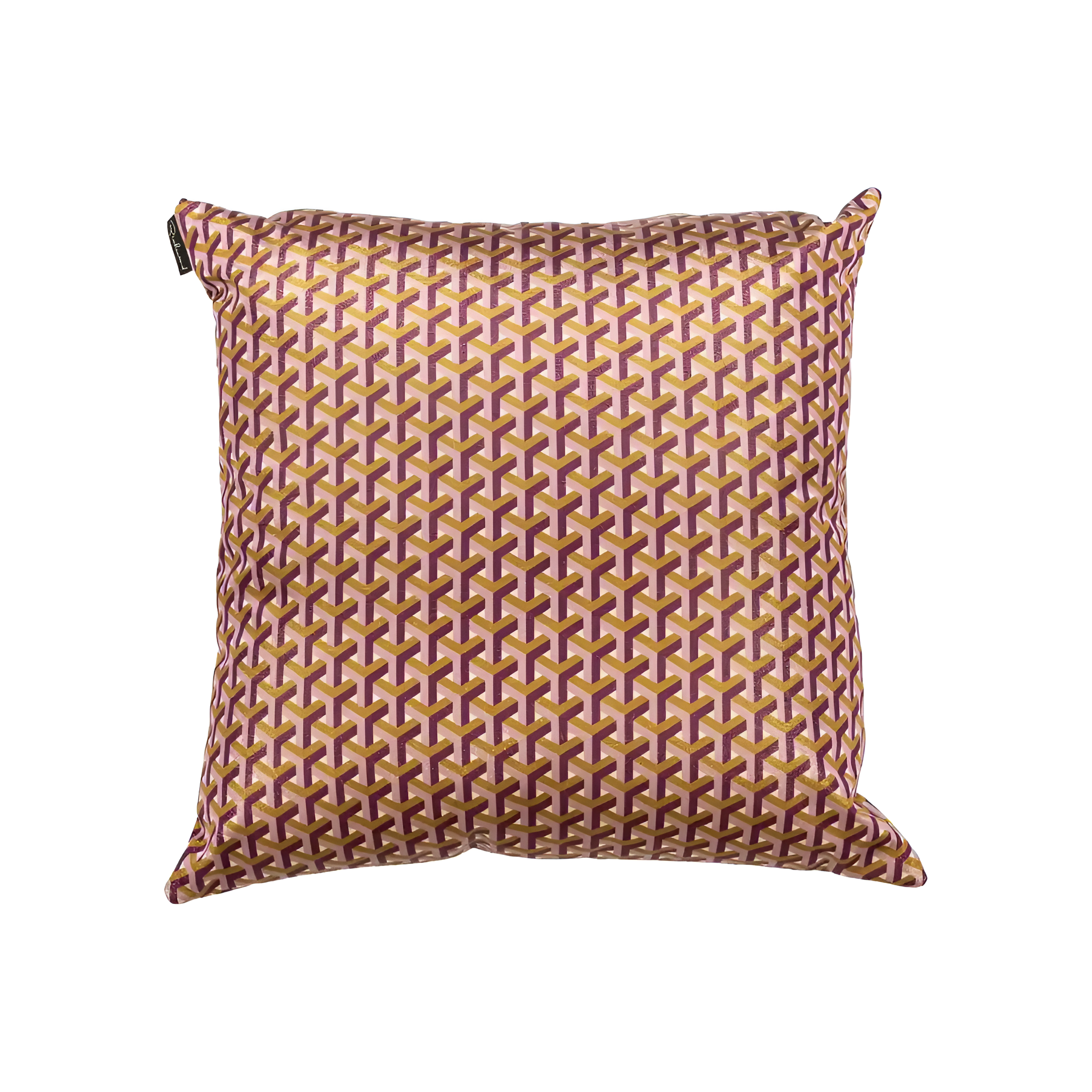 Pillow POMMELIN paars met goud