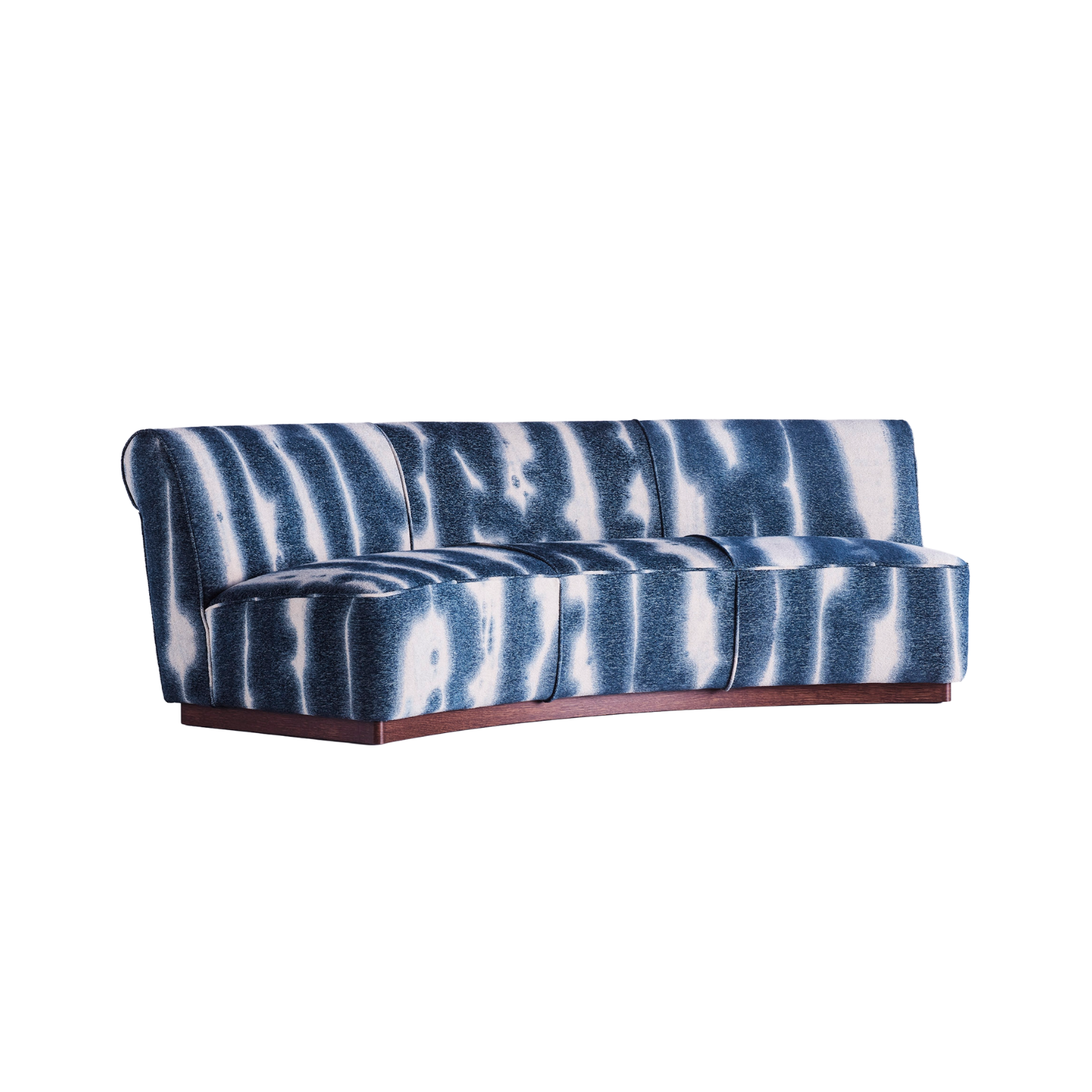 Sofa PARIS blauwe chenille