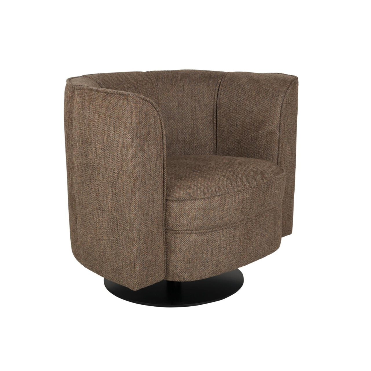 Fauteuil FLOWER bruin