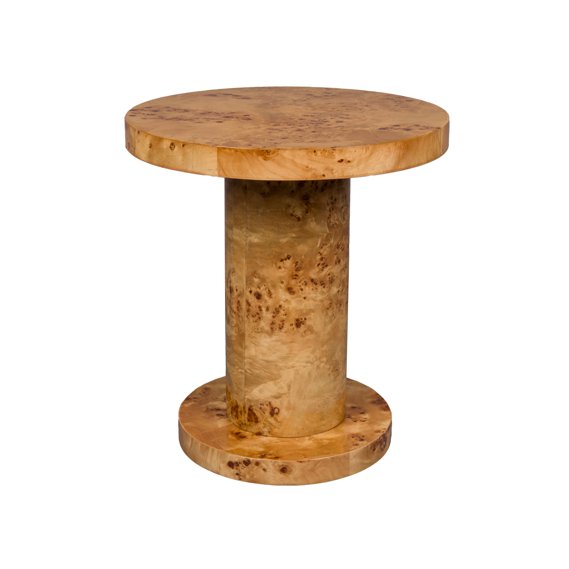 Bijzettafel QUINN fineer van notenhout