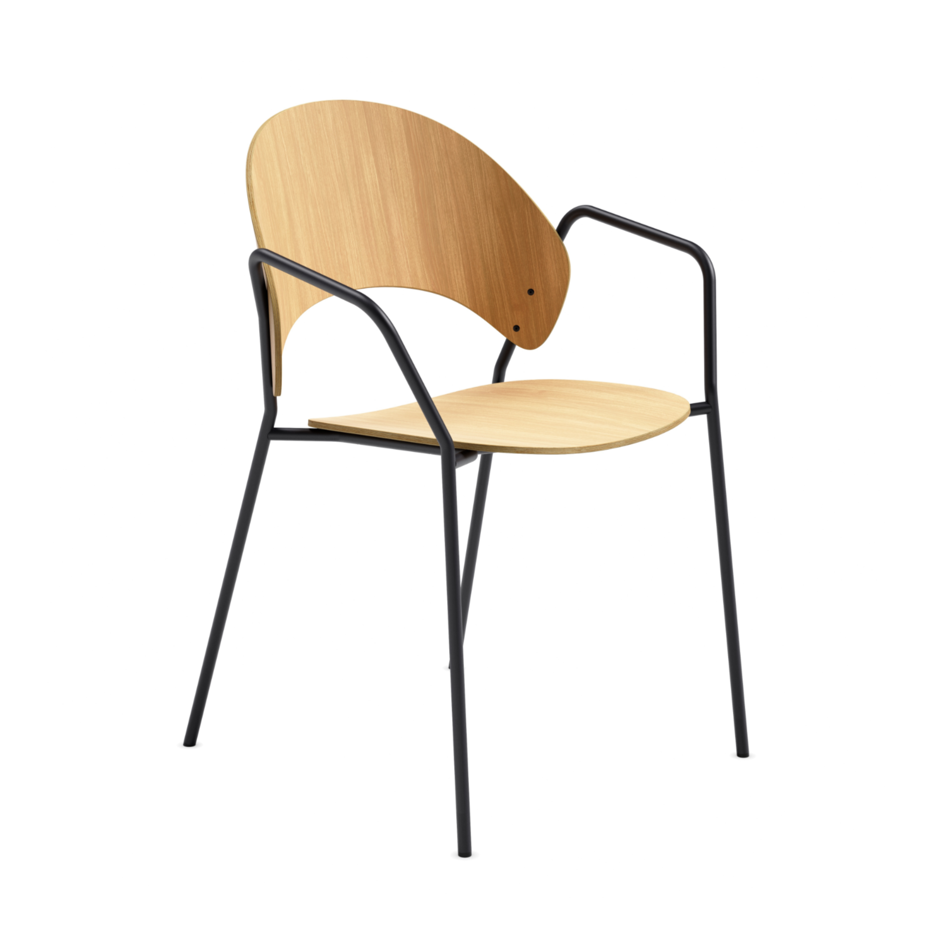 Armlehnstuhl DOSINA Eichenfurnier