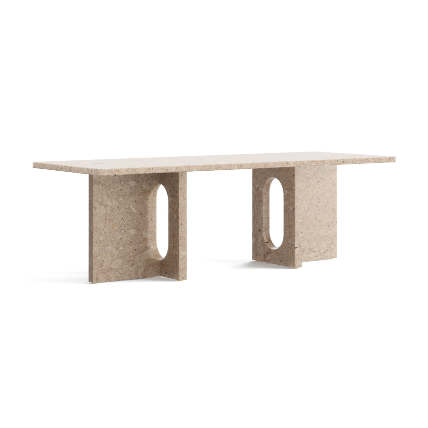 ANDROGYNE coffee table beige marble