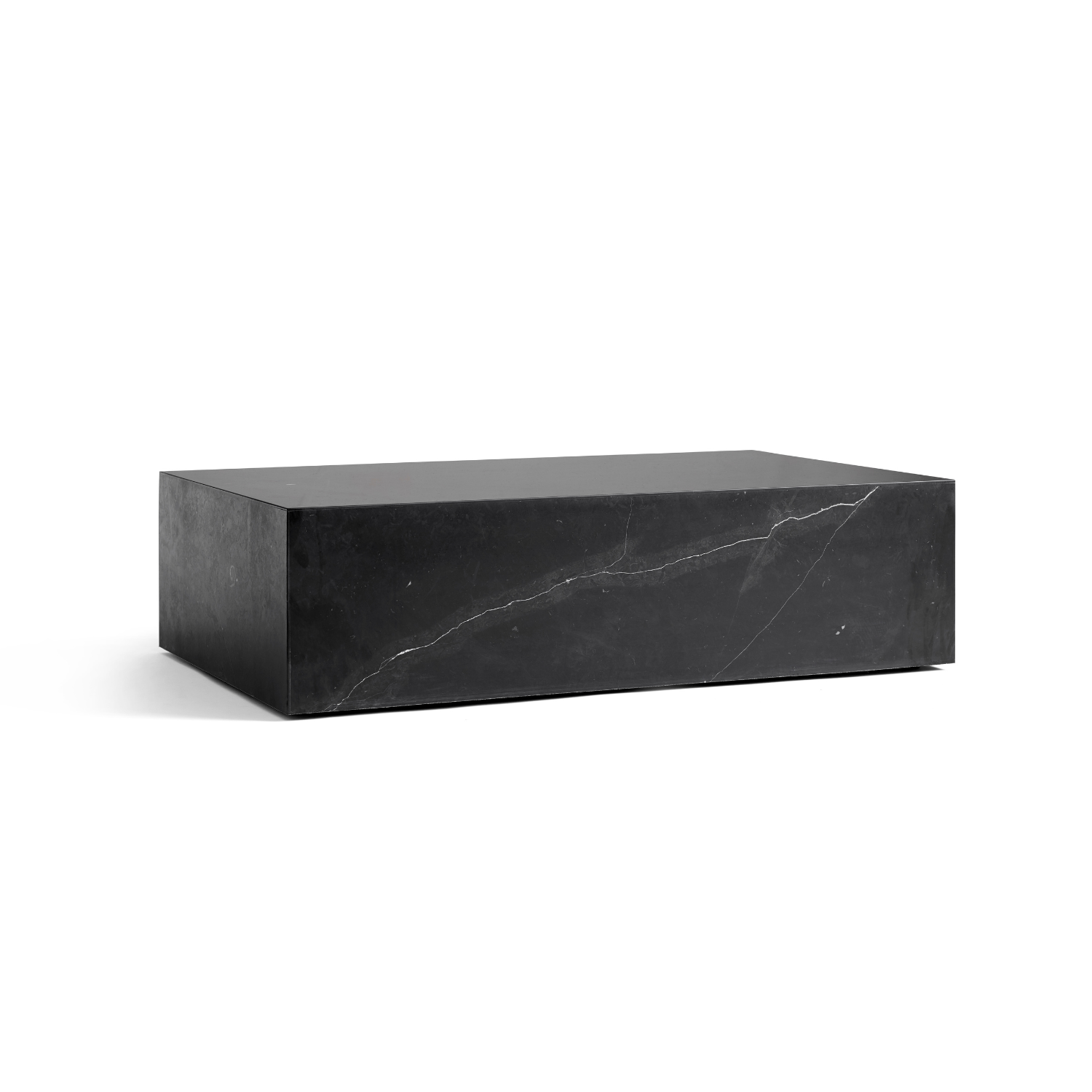 PLINTH coffee table graphite marble