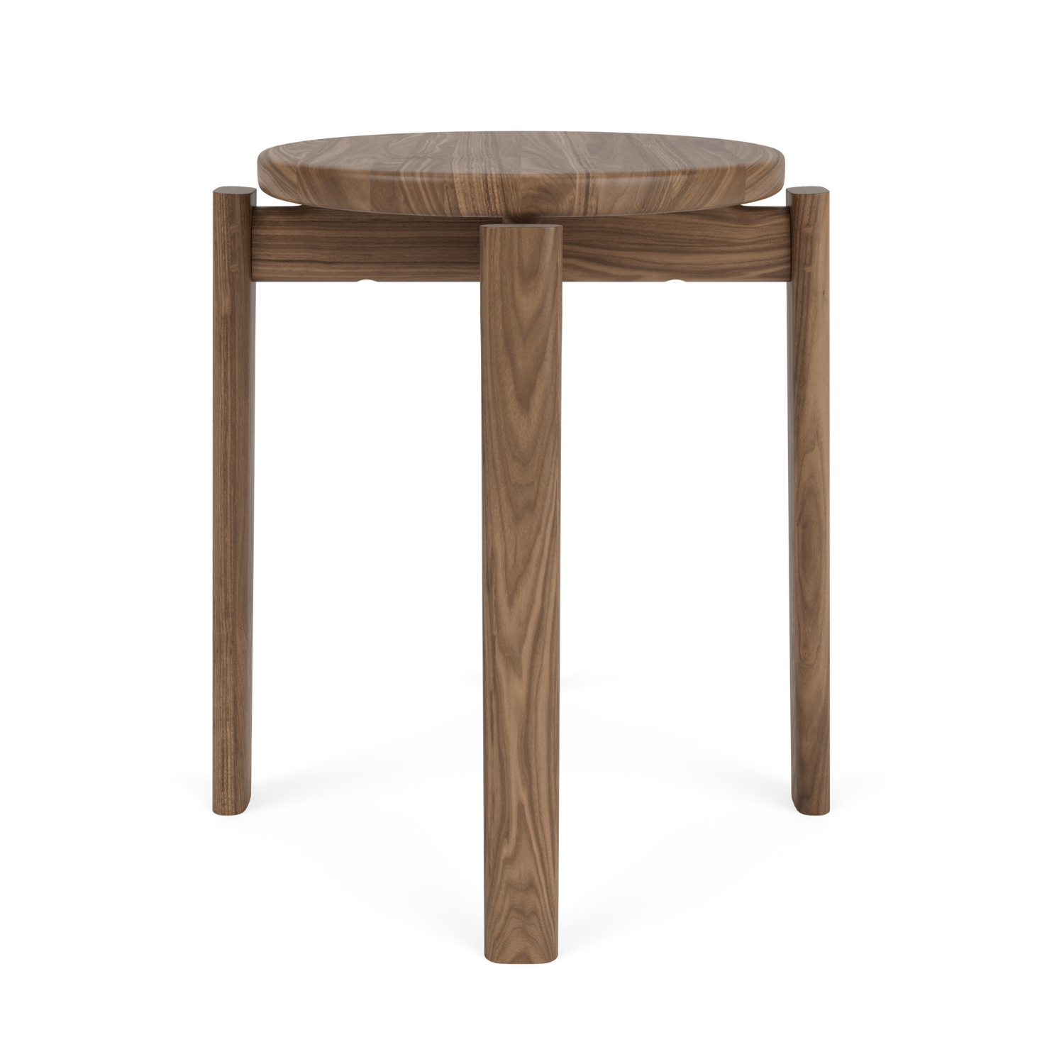 PASSAGE stool walnut wood