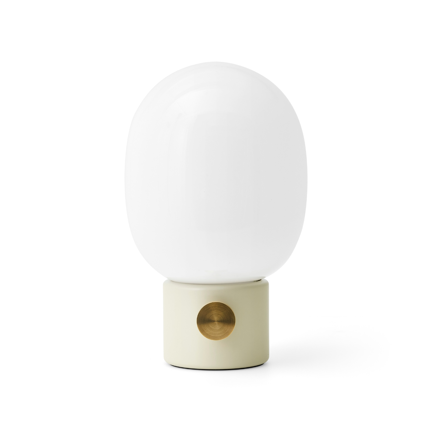 JWDA Table Lamp Blown Glass with Cream Base