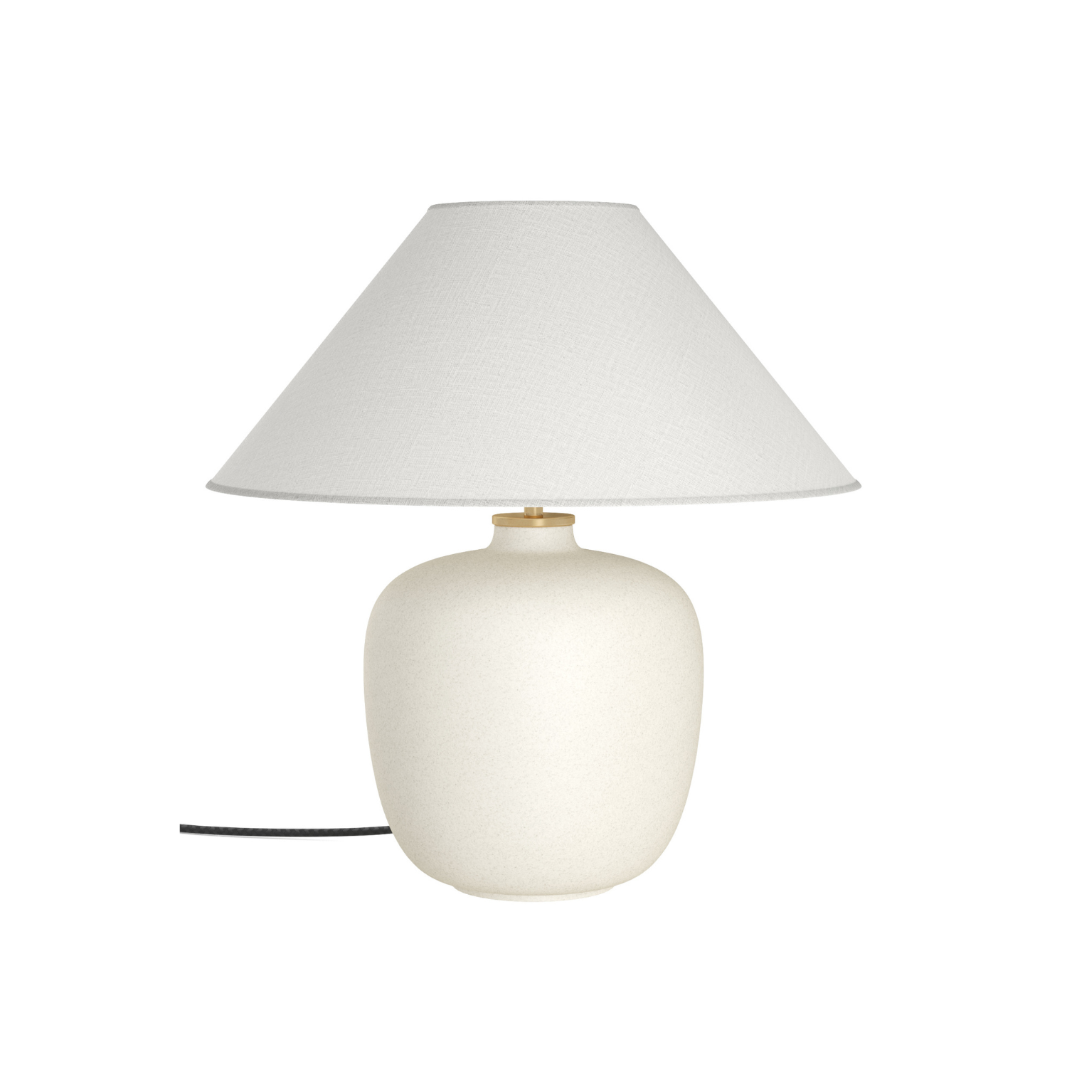 Tischlampe TORSO weiße Keramik