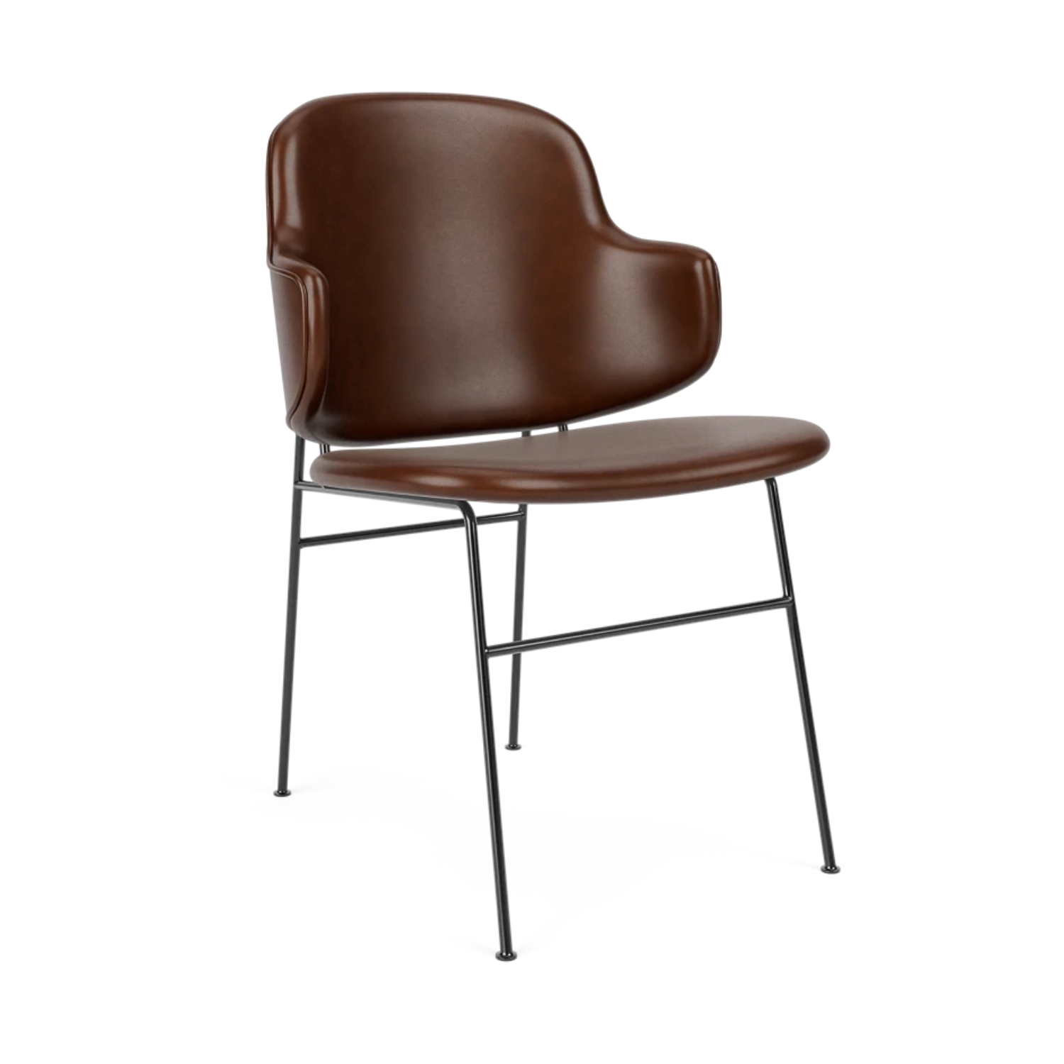 PENGUIN Chair Brown Leather