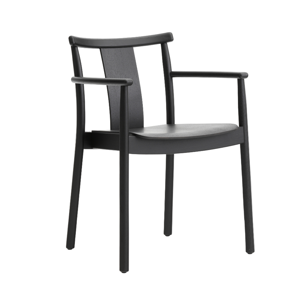 MERKUR Chair Black Oak Wood