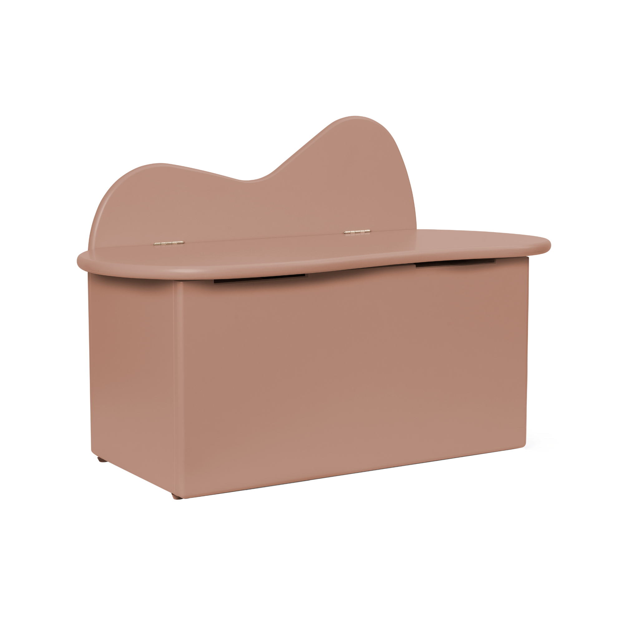 Children's bench with storage SLOPE pink