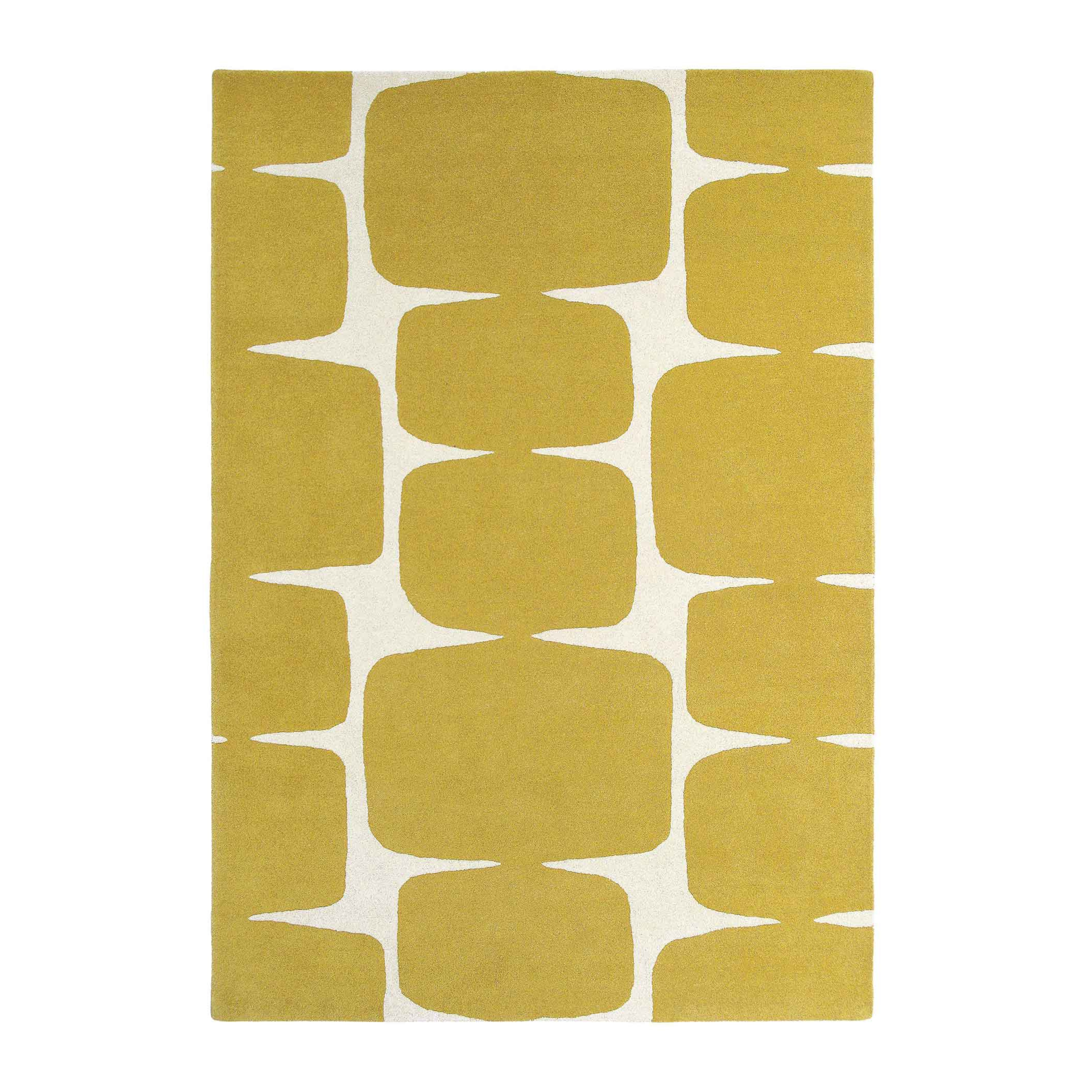 LOHKO HONEY honey-colored rug with beige
