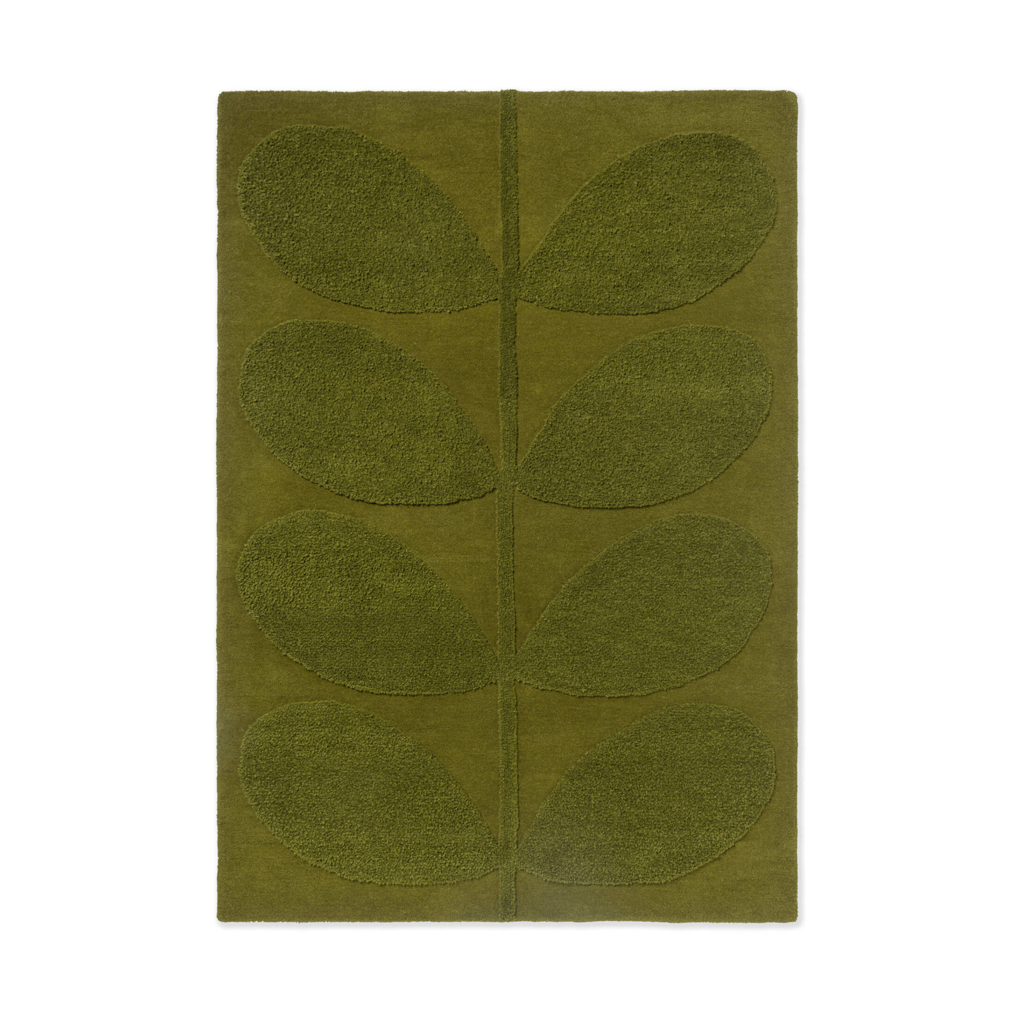 Teppich SOLID STEM FERN grün