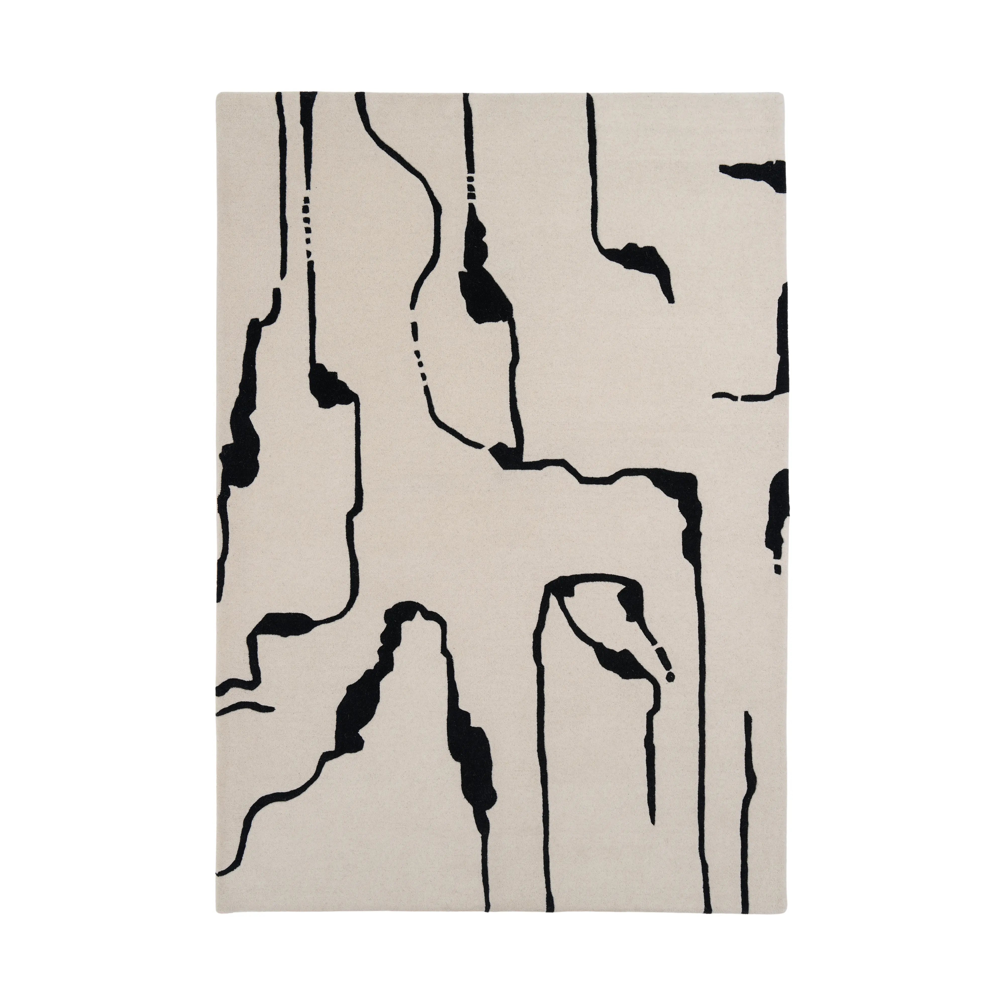 Dywan SHAPES CANYON beżowy z czarnym – Carpets & More